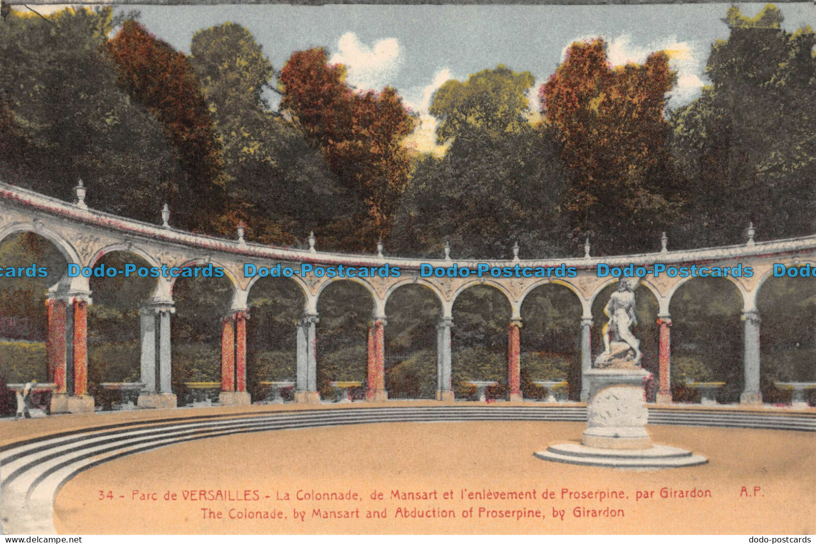 R110713 Versailles. The Colonade By Mansart And Abduction Of Proserpine By Girar - Welt