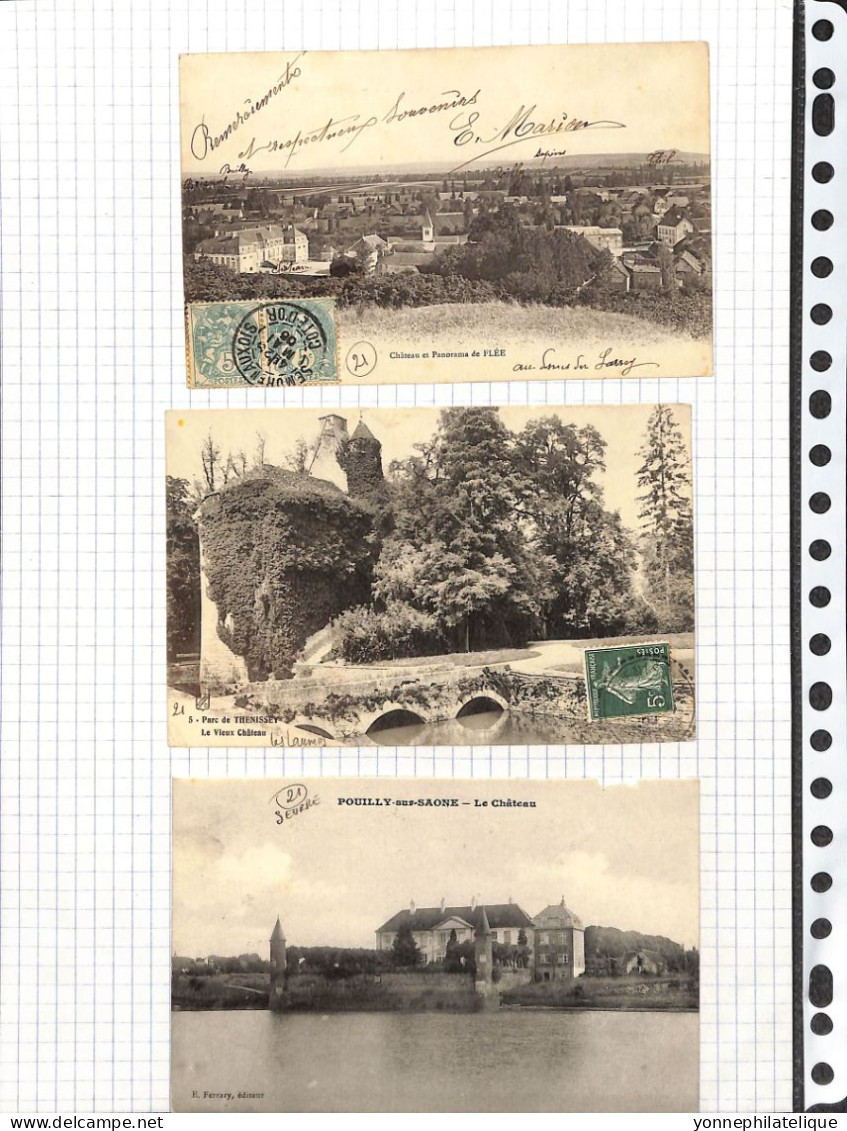 21  - COTE D'OR - Lot de 68 cpa +qqs cpm -voir tous les scans - A SAISIR -(2404/RIC14)