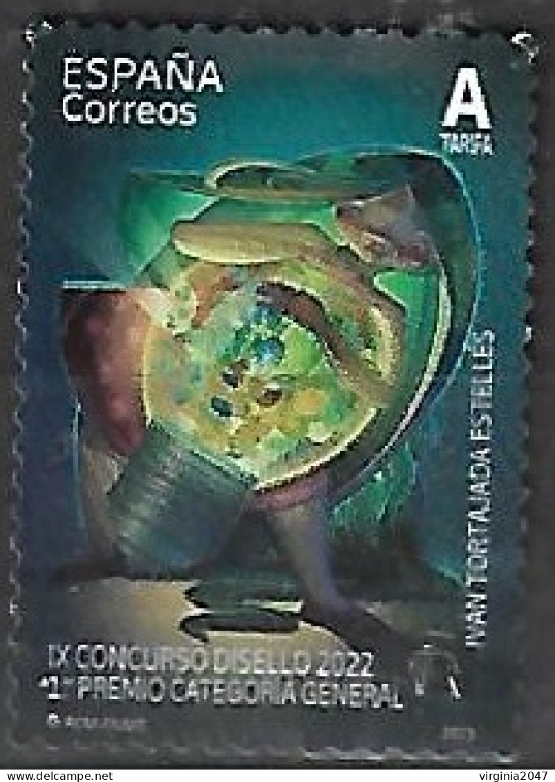 2022 España IX Concurso Nac. De Sellos 1v.. - Used Stamps