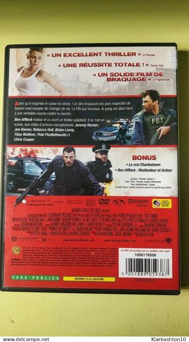 DVD - The Town (Ben Affleck Rebecca Hall Jonhamm Jeremy Renner Et Blake Lively) - Sonstige & Ohne Zuordnung