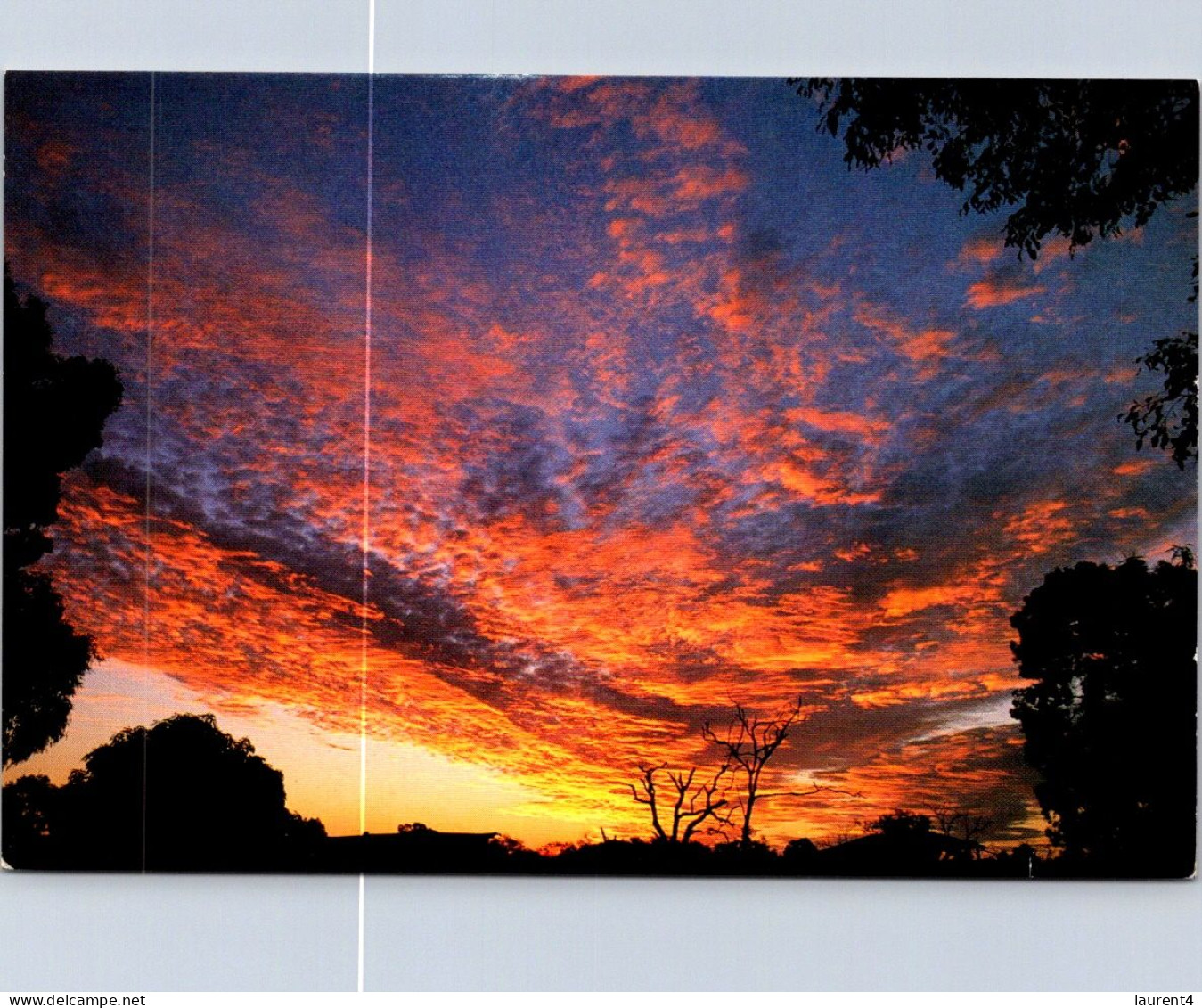 22-5-2024 (5 Z 48) Australia - Bush Sunset (2 Postcards) 1 With Windmill - Windmills