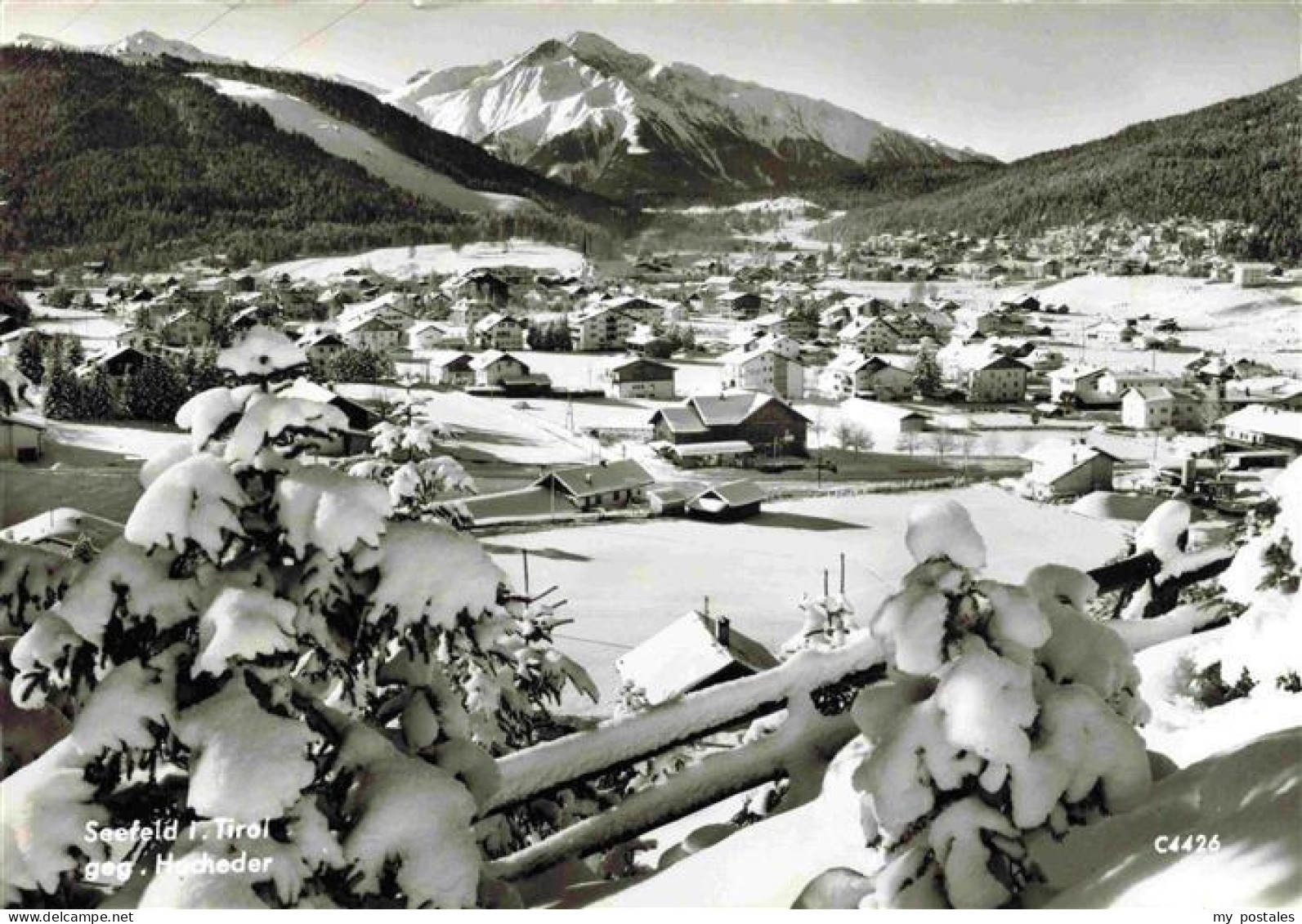 73977996 Seefeld_Tirol Winterpanorama Mit Hocheder - Altri & Non Classificati