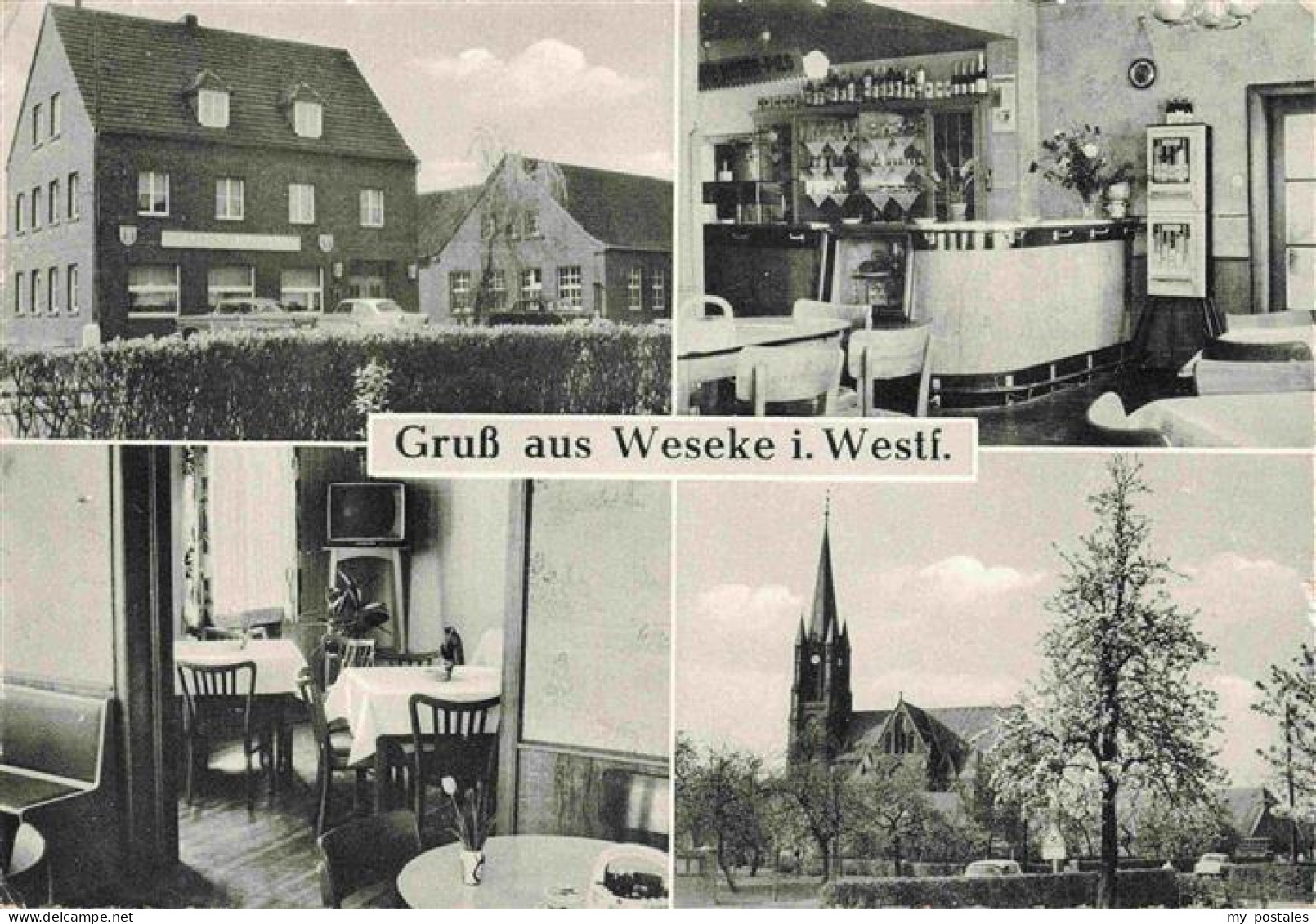 73977994 Weseke_Borken_NRW Autohof Weseke Hotel Gaststaette Bar Kirche - Borken