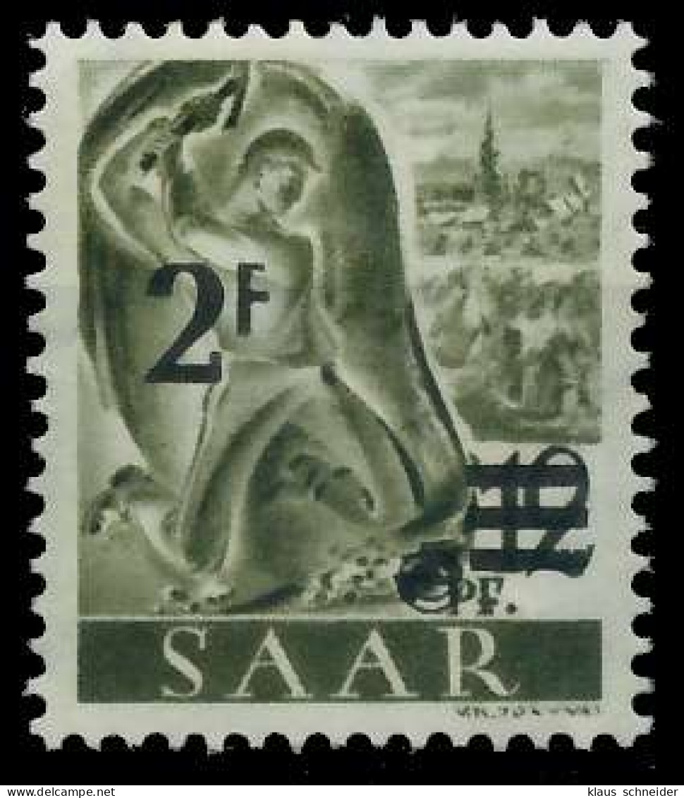 SAARLAND 1947 Nr 229ZII Postfrisch X77AD3E - Neufs