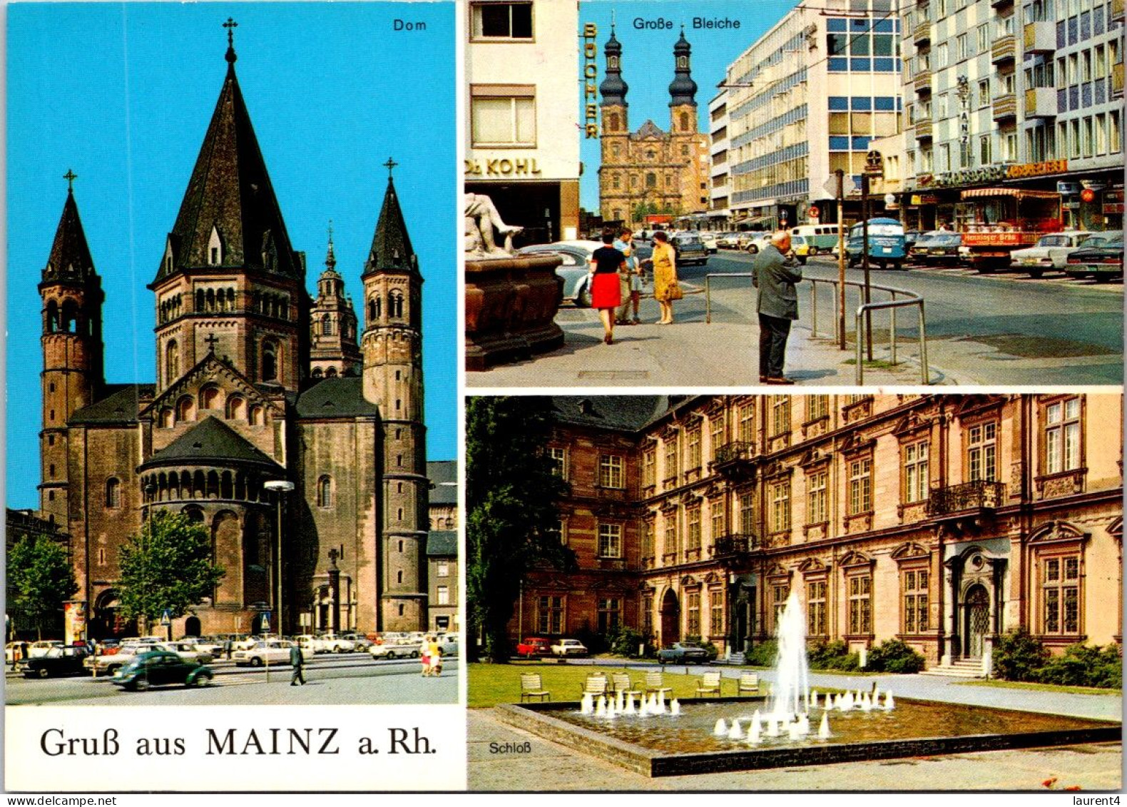 22-5-2024 (5 Z 50) Germany - Mainz A.Rh . Cathedral (3 Views) - Eglises Et Cathédrales