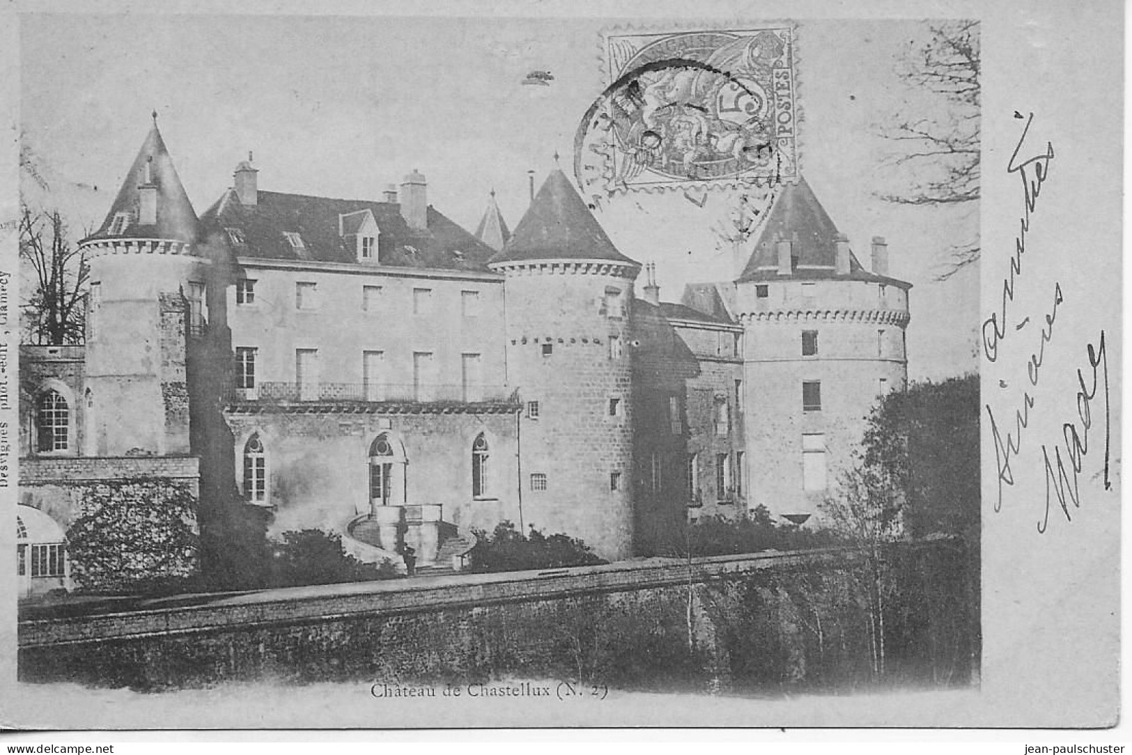 58 -   - Le Château De  Chastellux   ** CPA  Précurseur ** - Sonstige & Ohne Zuordnung