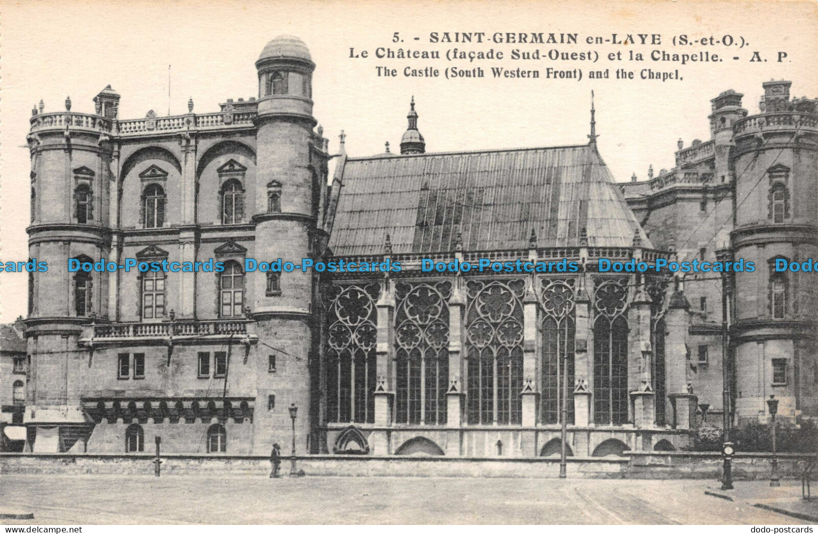 R112437 Saint Germain En Laye. The Castle And The Chapel. A. P. No 5. B. Hopkins - Welt
