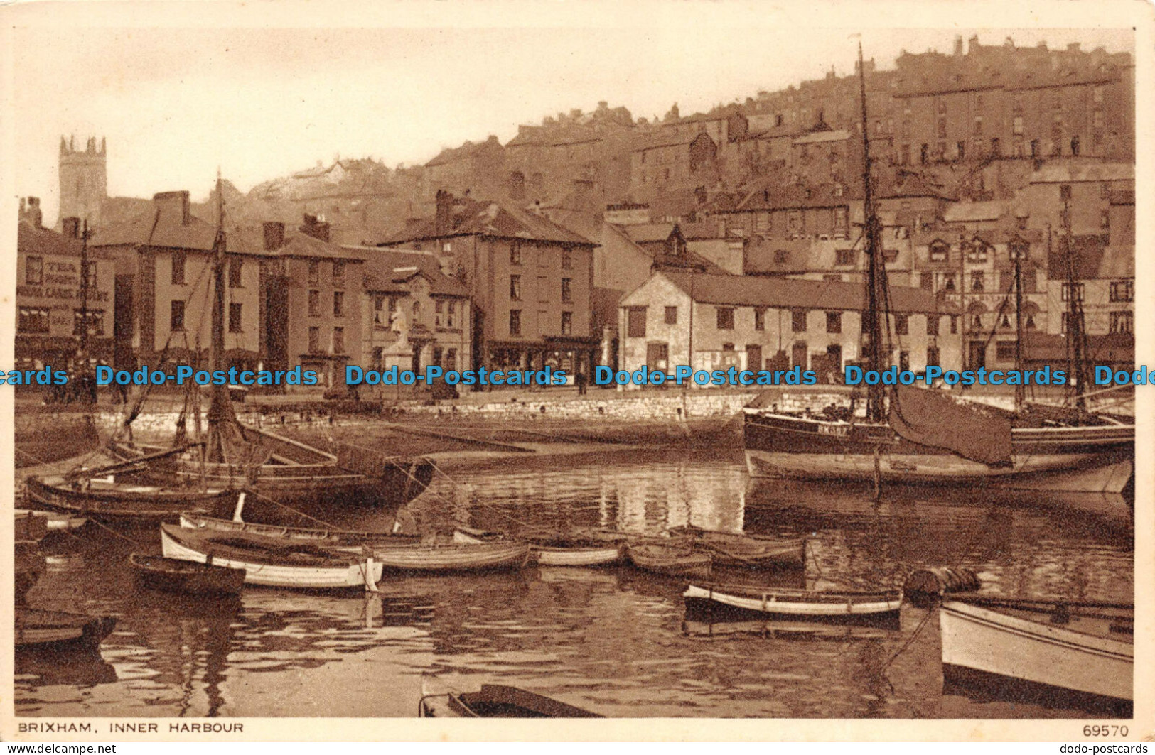 R112458 Brixham. Inner Harbour. Photochrom. No 69570 - Welt