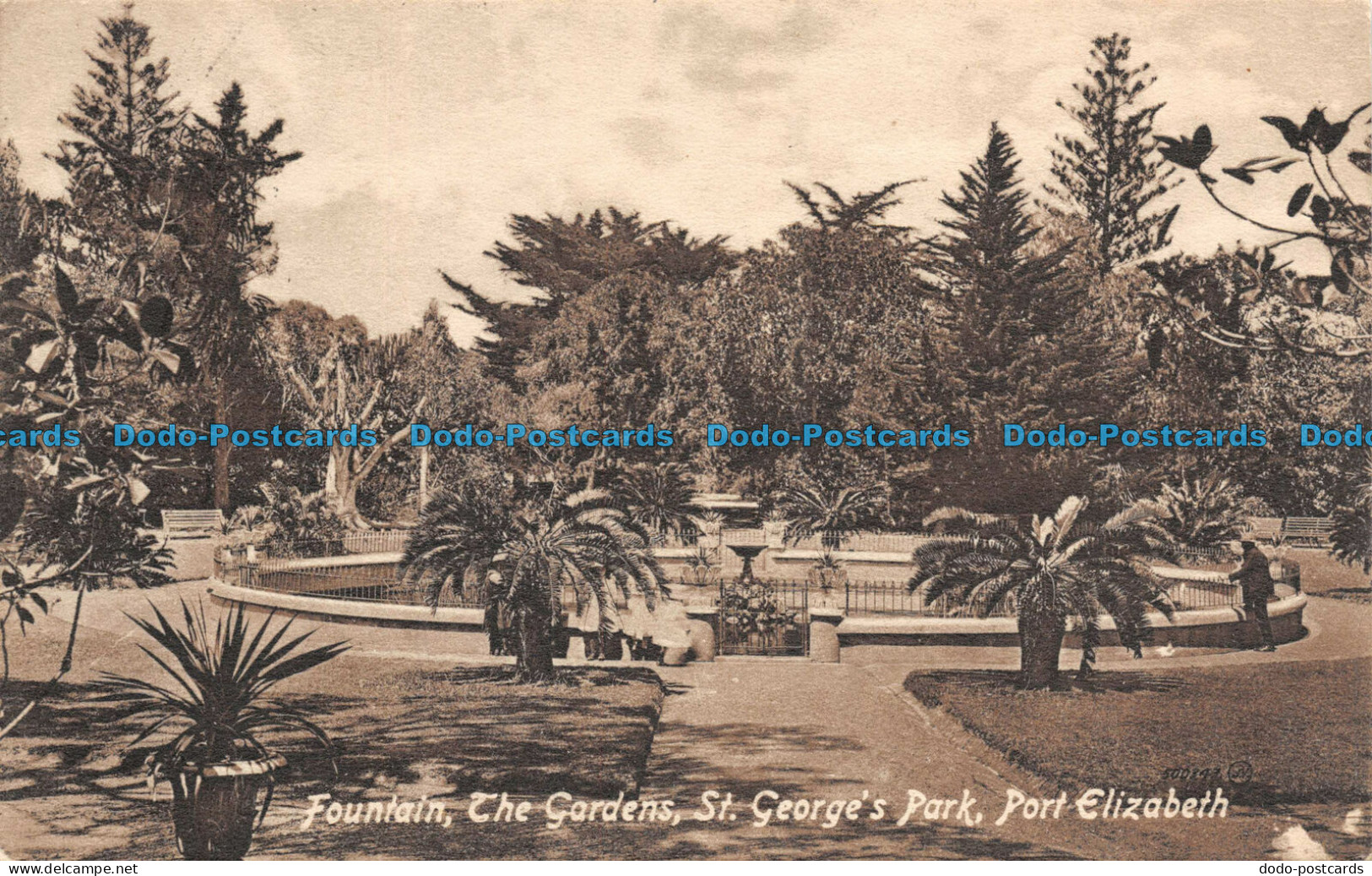 R110808 Fountain. The Gardens. St. Georges Park. Port Elizabeth. Valentine. B. H - Welt