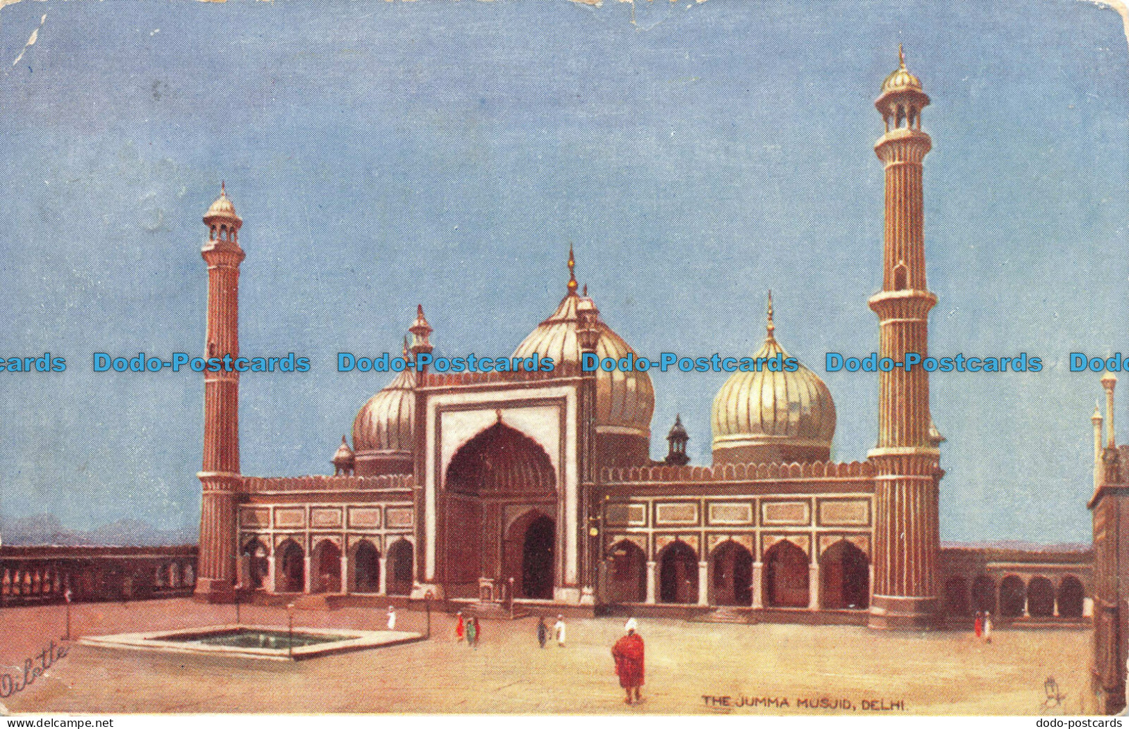 R112467 The Jumma Musjid. Delhi. Tuck. Oilette. 1905 - Welt