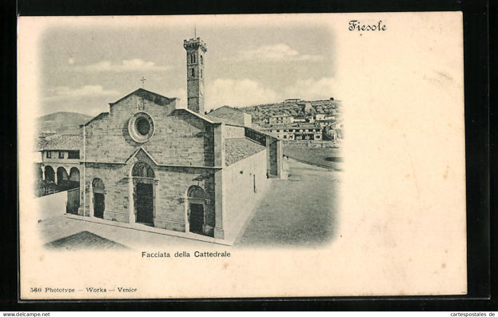 Cartolina Fiesole, Facciata Della Cattedrale  - Sonstige & Ohne Zuordnung
