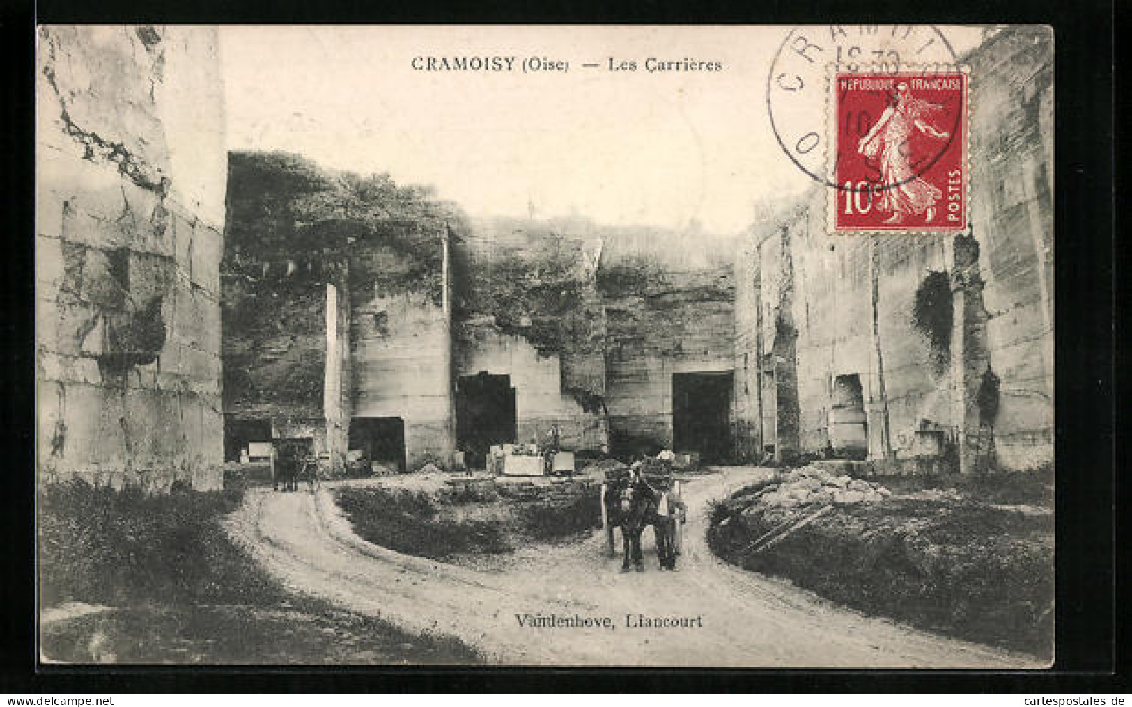 CPA Cramoisy, Les Carrières, Carrière  - Sonstige & Ohne Zuordnung
