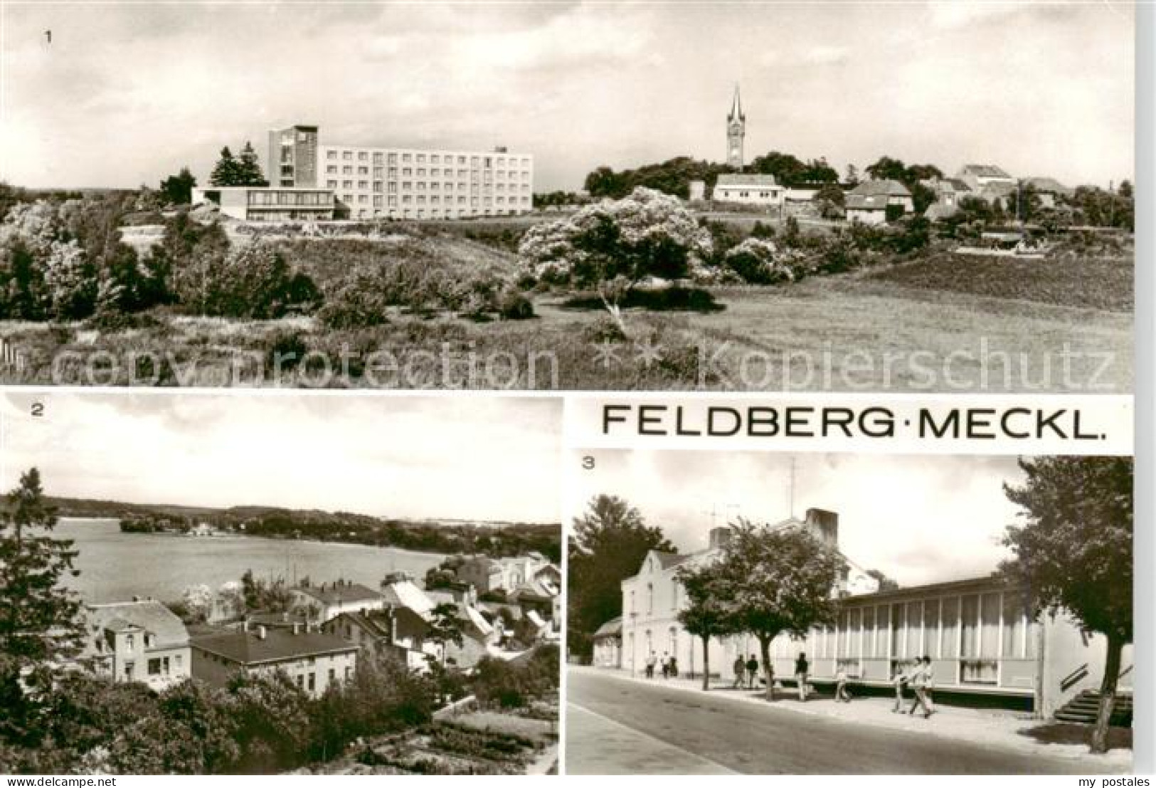 73867569 Feldberg Mecklenburg Teilansicht Mit FDGB Erholungsheim Freundschaft Fe - Sonstige & Ohne Zuordnung