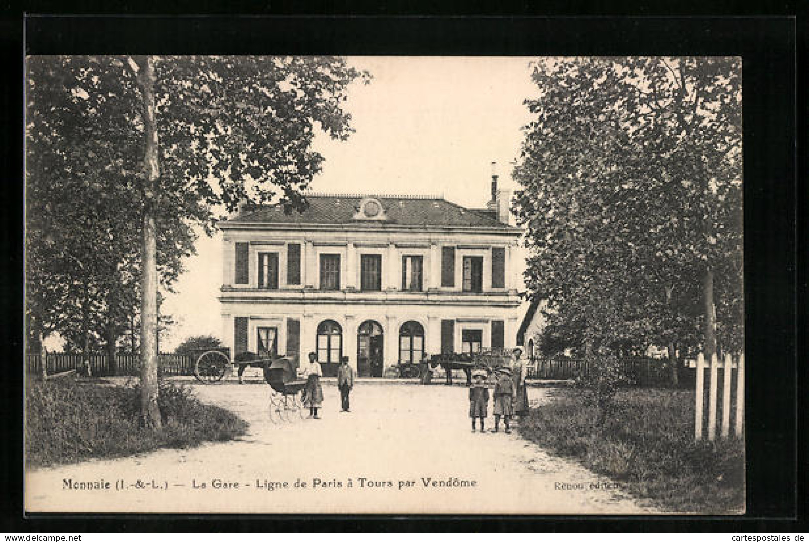 CPA Monnaie, La Gare, La Gare  - Monnaie