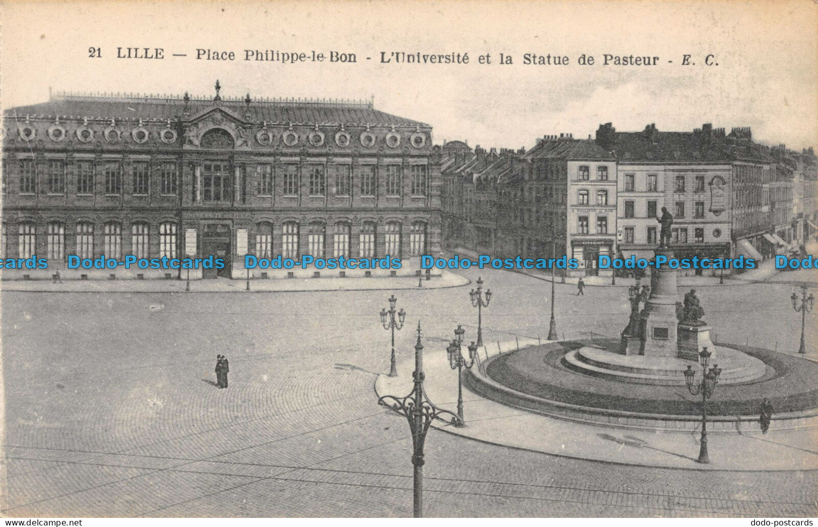 R110877 Lille. Place Philippe Le Bon. L Universite Et La Statue De Pasteur. E. C - Monde