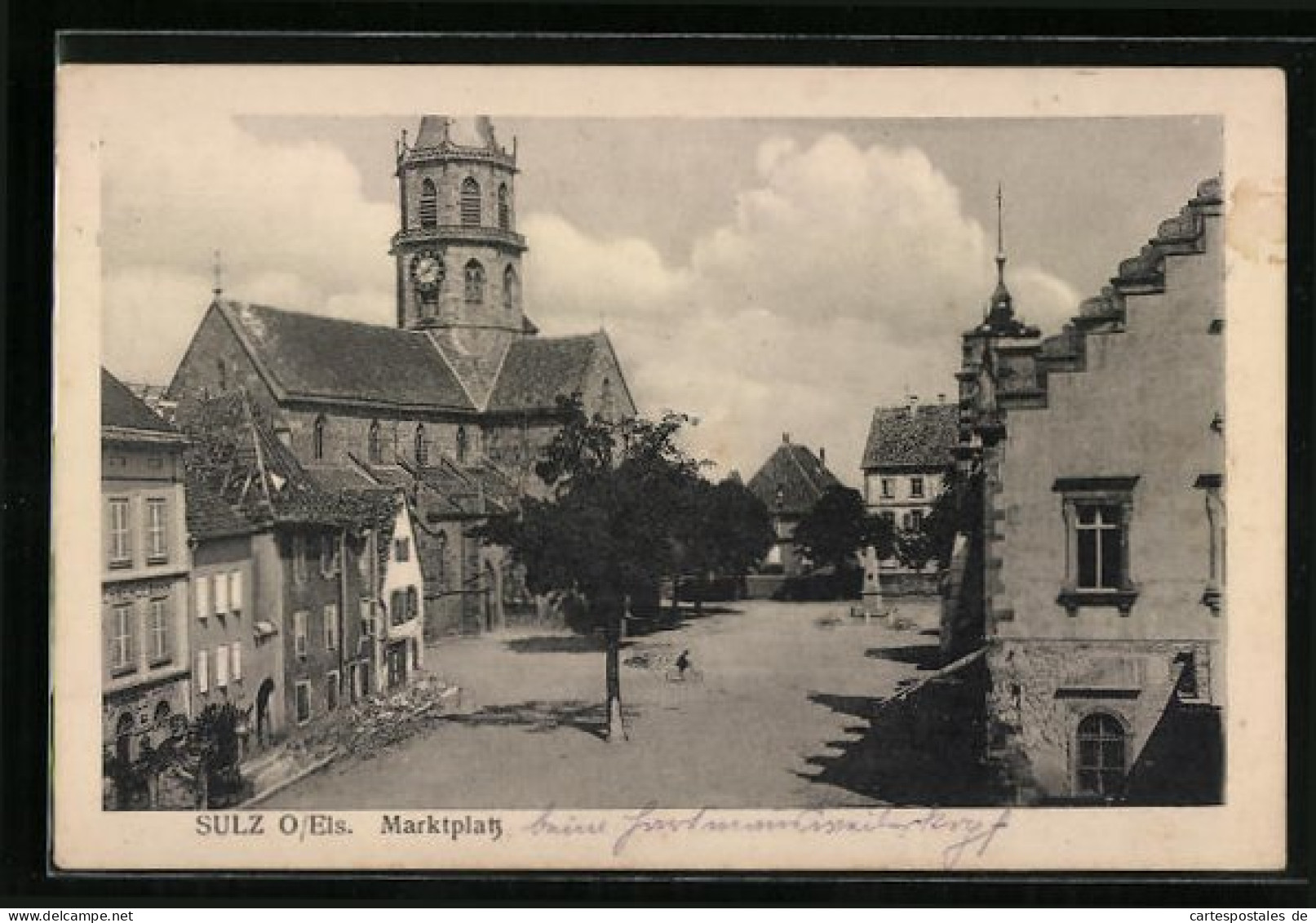 CPA Sulz /O.-Els., La Place Du Marché  - Sonstige & Ohne Zuordnung