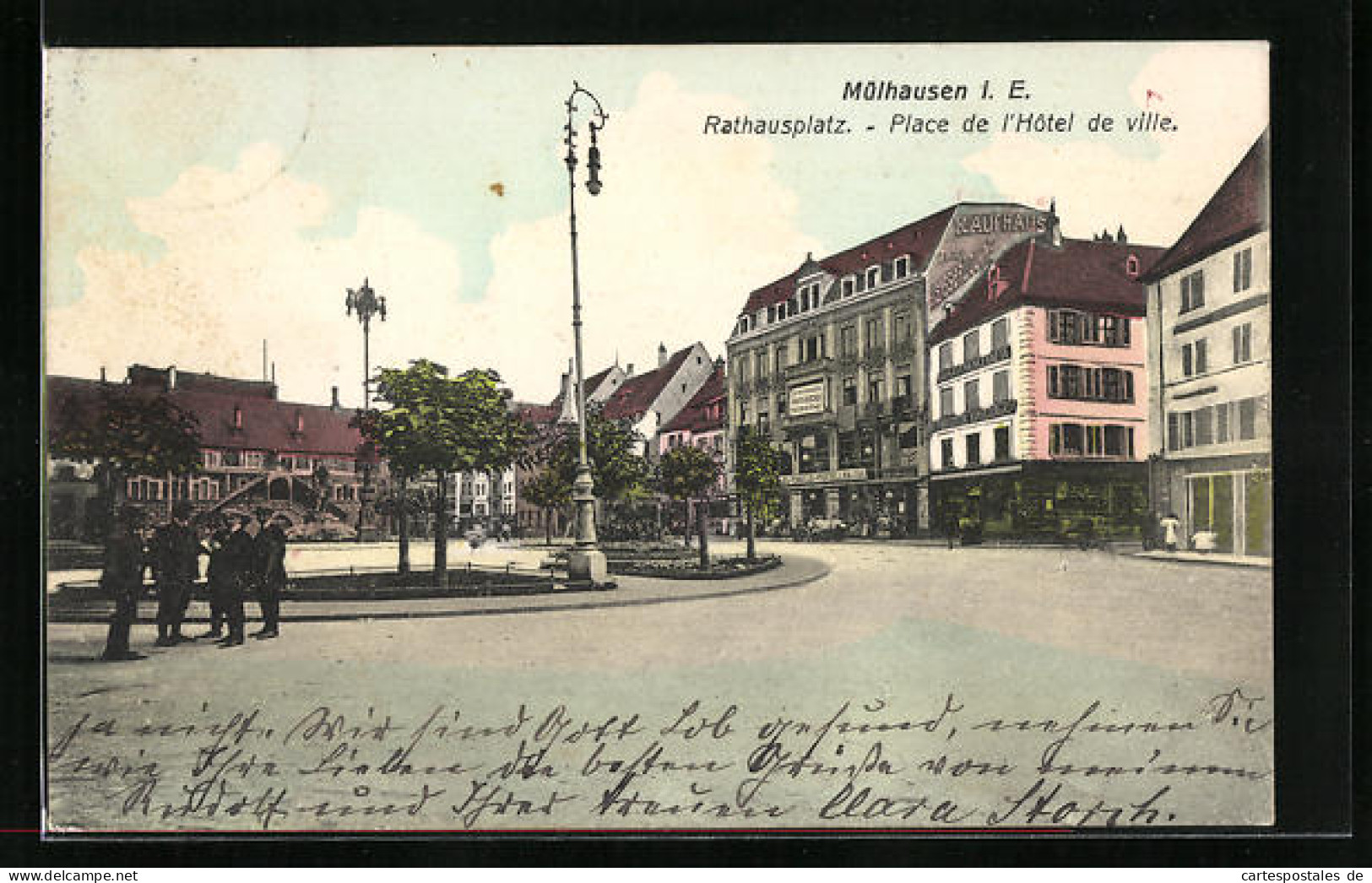 CPA Mülhausen, Hôtel De Villeplatz  - Andere & Zonder Classificatie