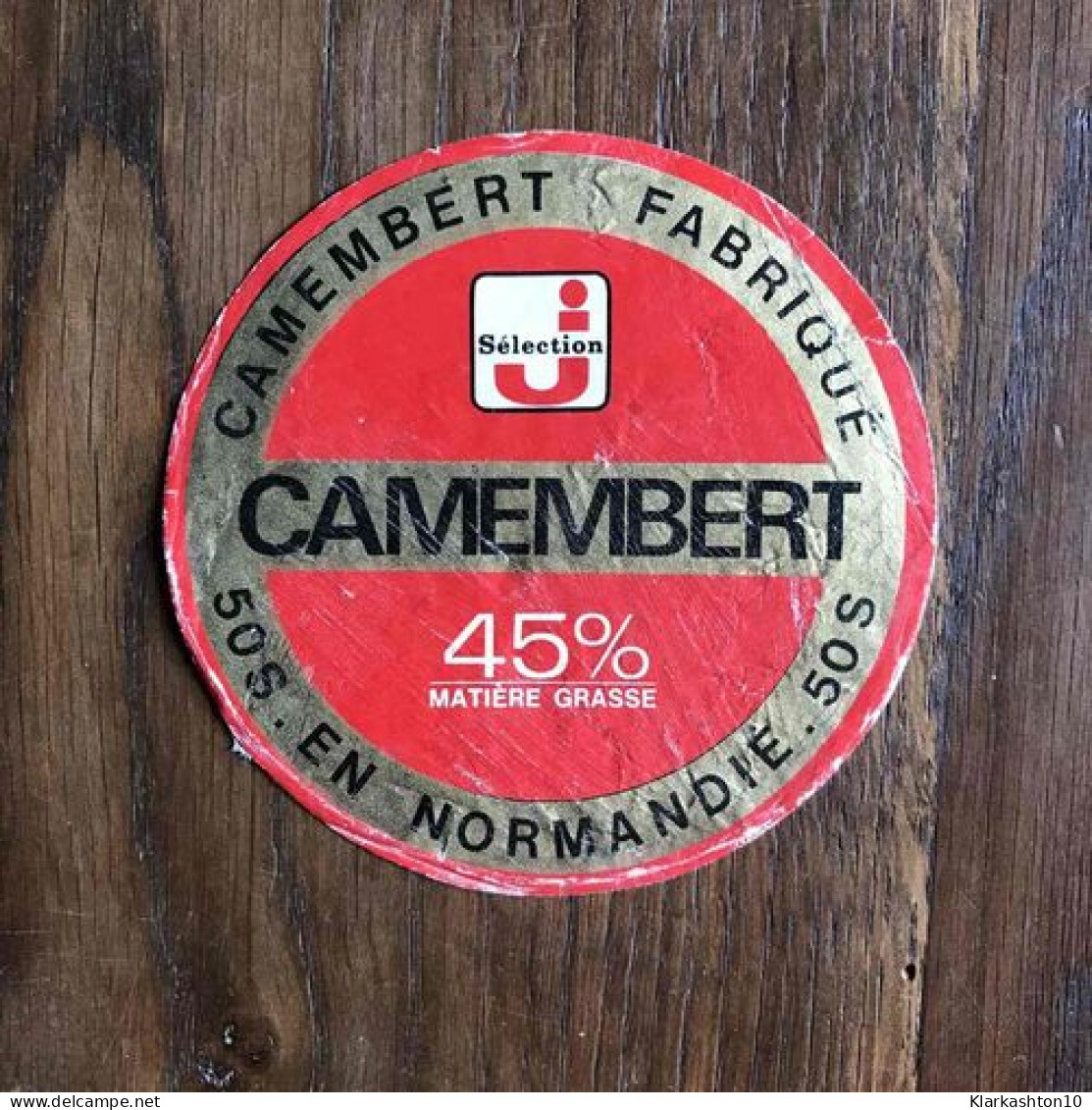 Camembert FABRIQUE EN NORMANDIE 50S - Autres & Non Classés