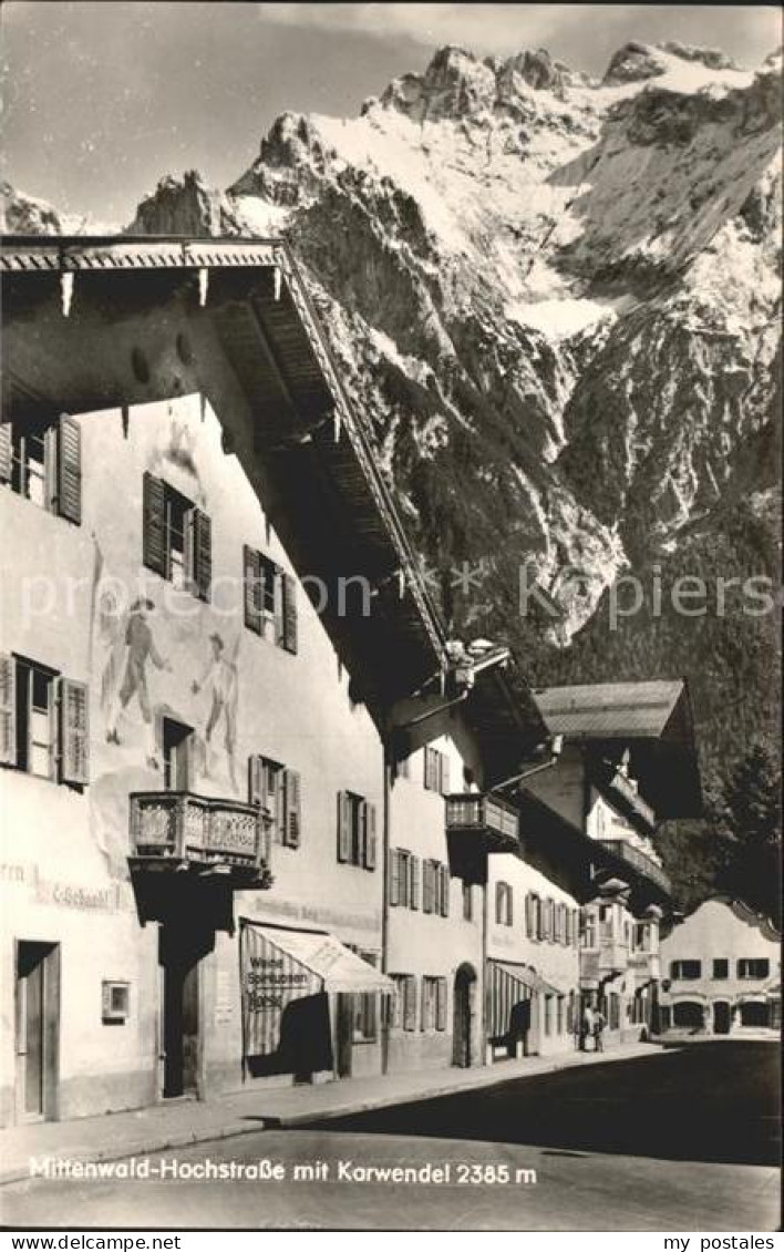 72197814 Mittenwald Karwendel Tirol Hochstrasse Karwendel - Sonstige & Ohne Zuordnung