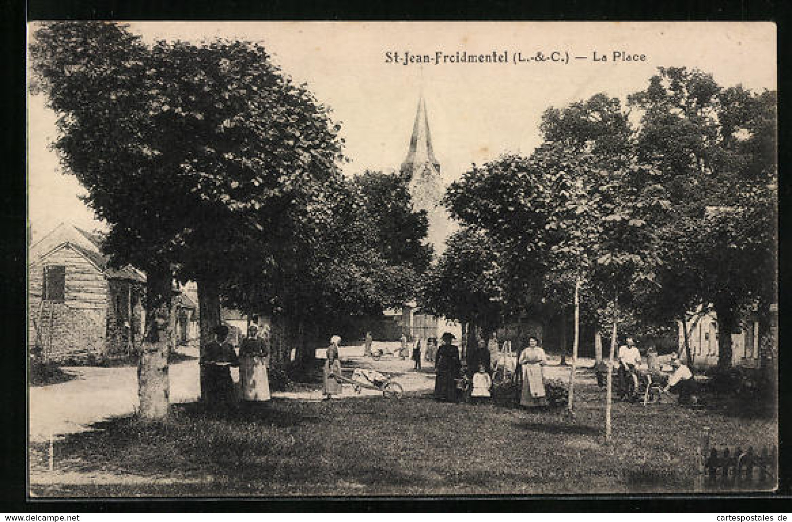 CPA St-Jean-Froidmentel, La Place  - Sonstige & Ohne Zuordnung