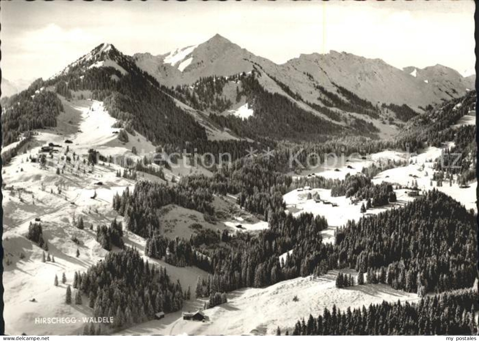 72196061 Hirschegg Kleinwalsertal Vorarlberg Mit Heuberg Und Walmendingerhorn Hi - Sonstige & Ohne Zuordnung