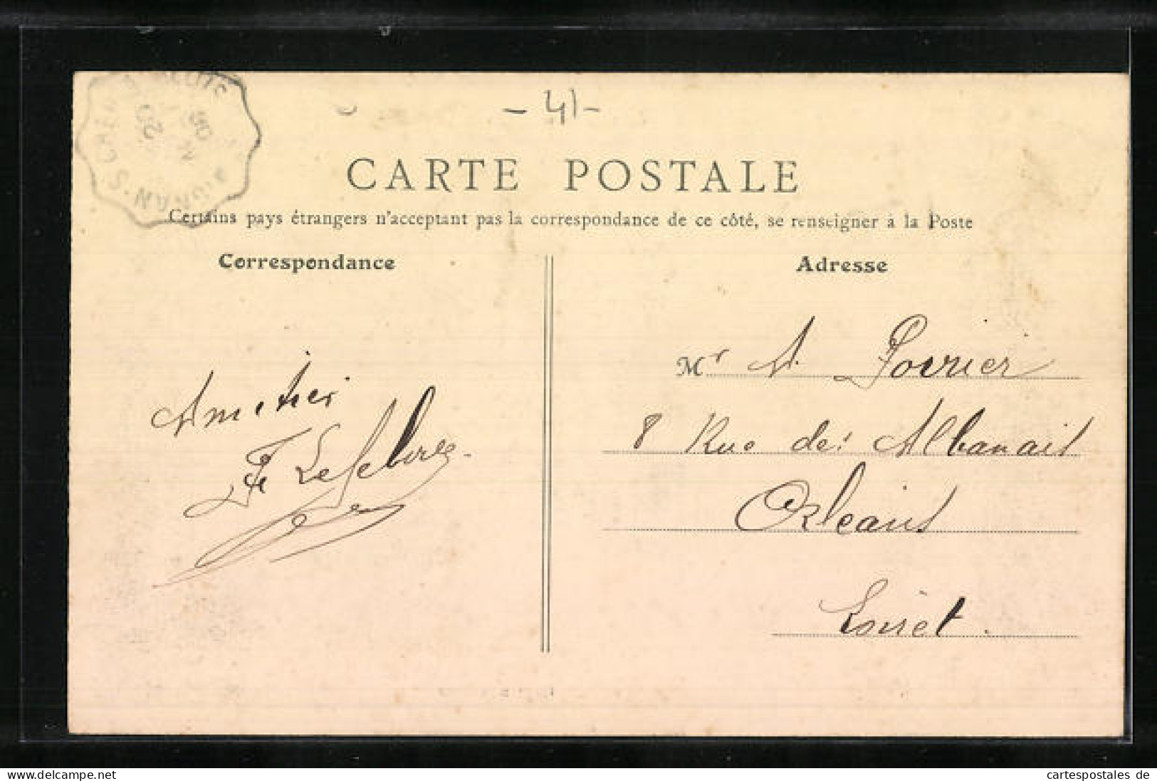 CPA Contres, Gendarmerie, Vue Generale  - Contres