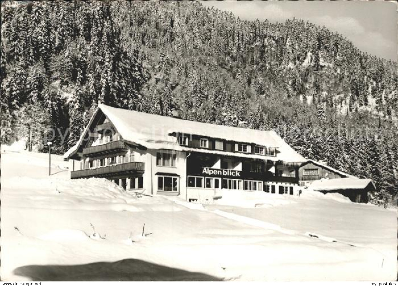 72190531 Tiefenbach Oberstdorf Hotel Pension Alpenblick Tiefenbach - Oberstdorf