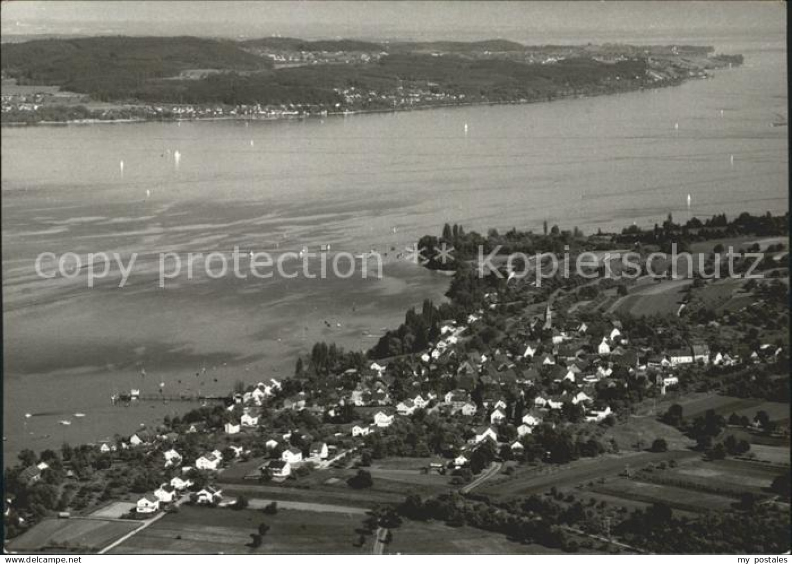 72190424 Dingelsdorf Fliegeraufnahme Konstanz Bodensee - Konstanz