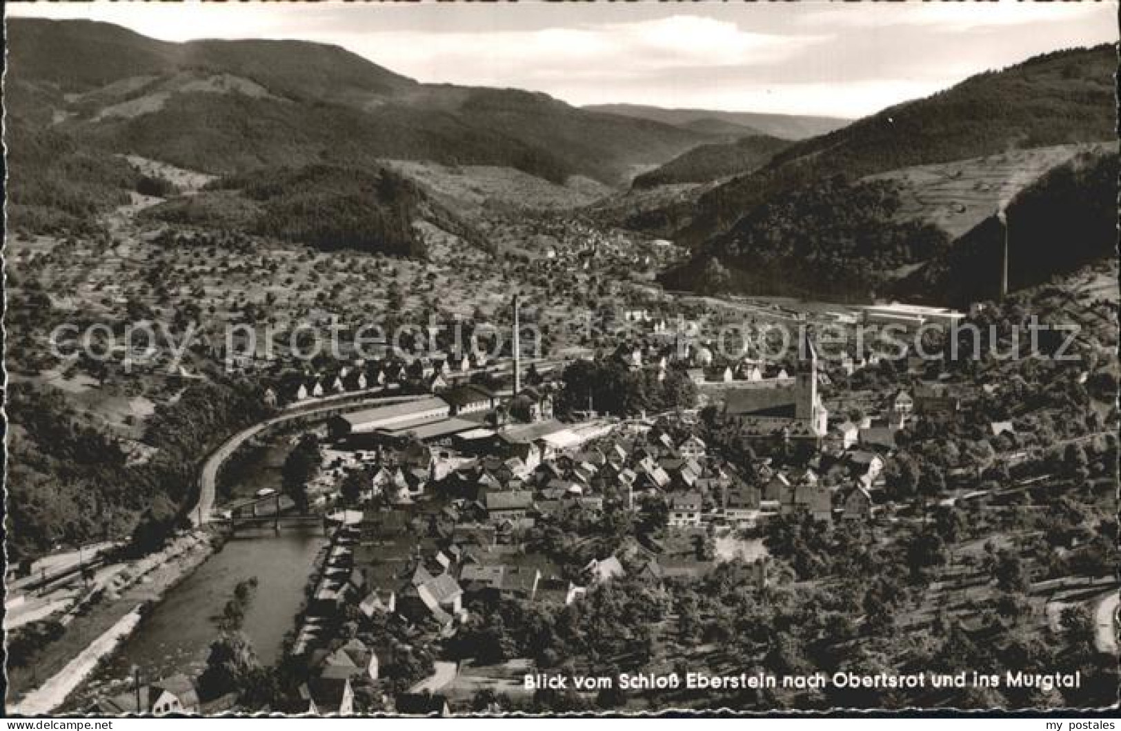 72189106 Obertsrot Blick Vom Schloss Eberstein Gernsbach - Gernsbach