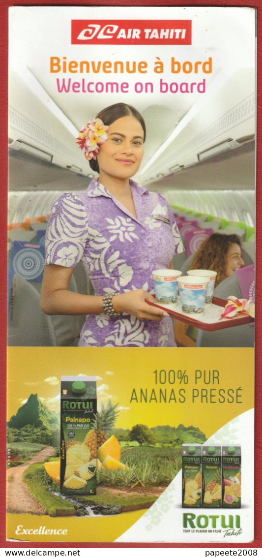 Air Tahiti / Consignes " Snack Bar " ATR - Janvier 2023 - Consignes De Sécurité