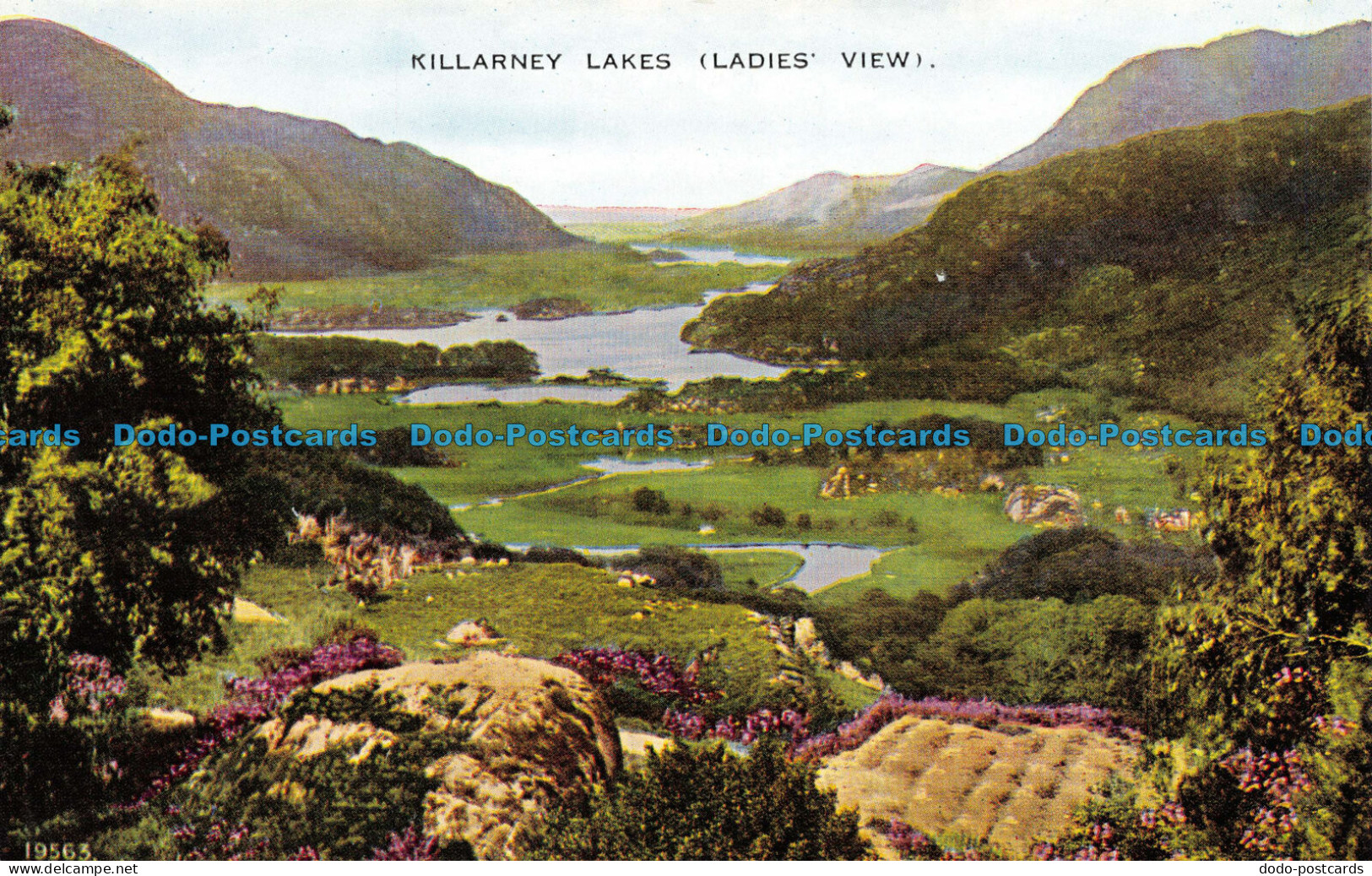 R112589 Killarney Lakes. Ladies View. Valentine - Welt