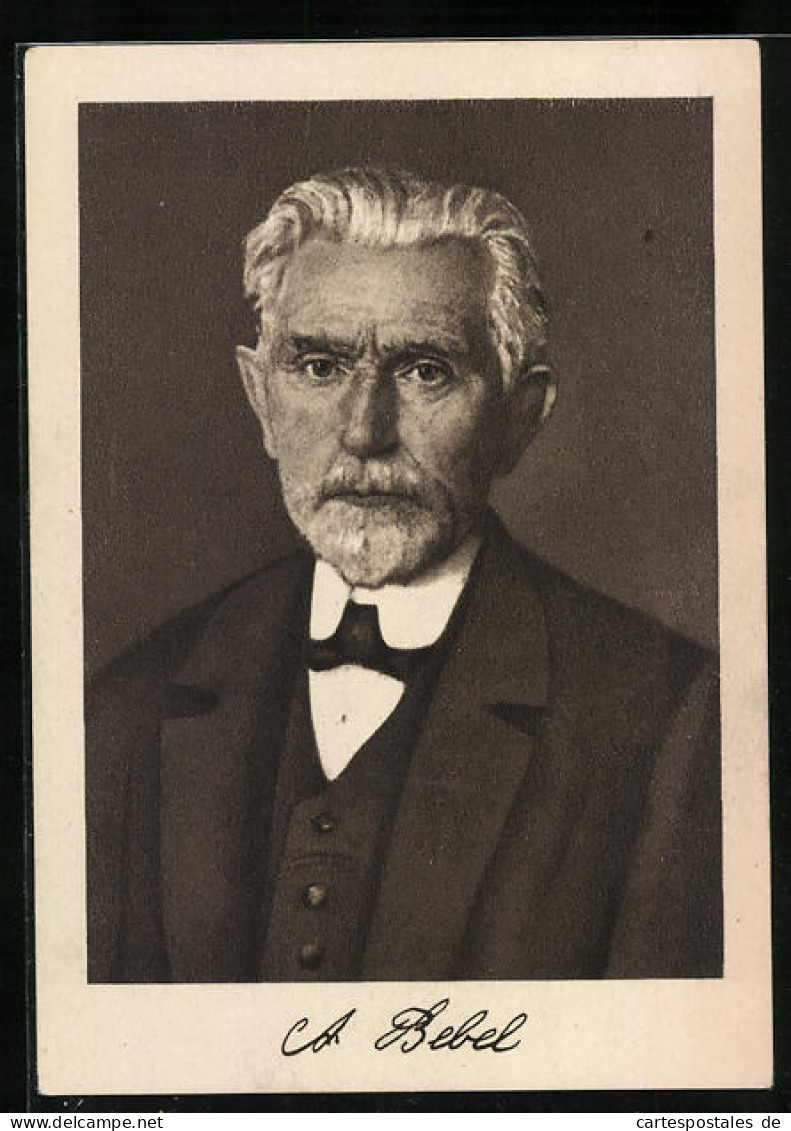 AK Portrait Von August Bebel  - Evènements