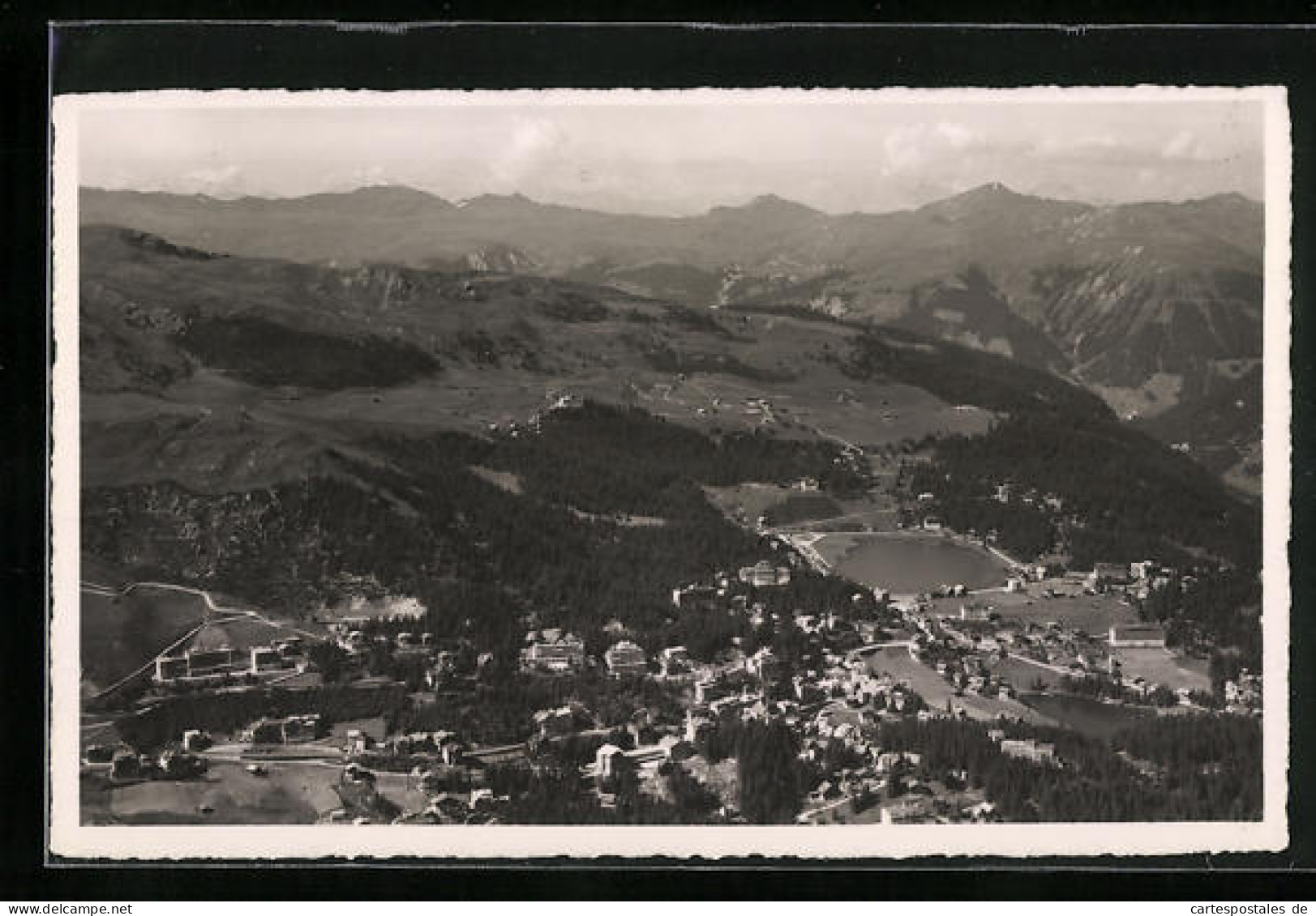 AK Arosa, Ortsansicht Aus Der Vogelschau  - Arosa