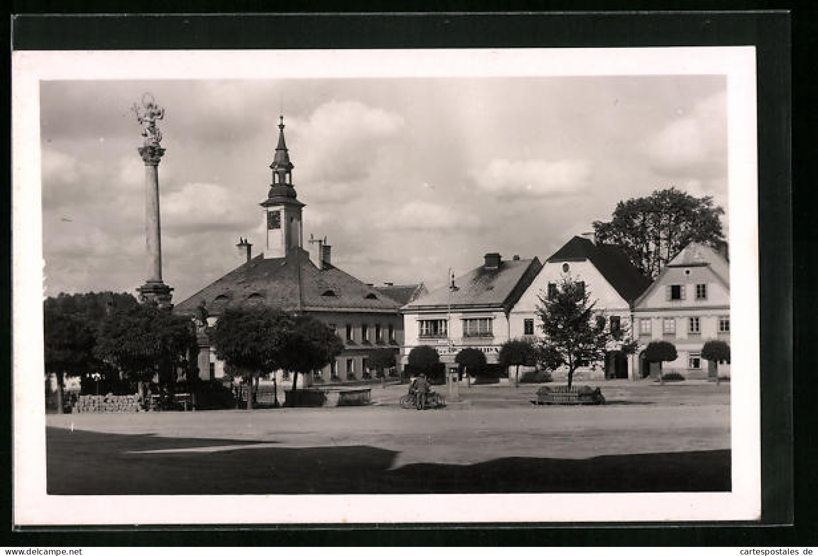 AK Senftenberg, Ortspartie Am Markt  - Czech Republic