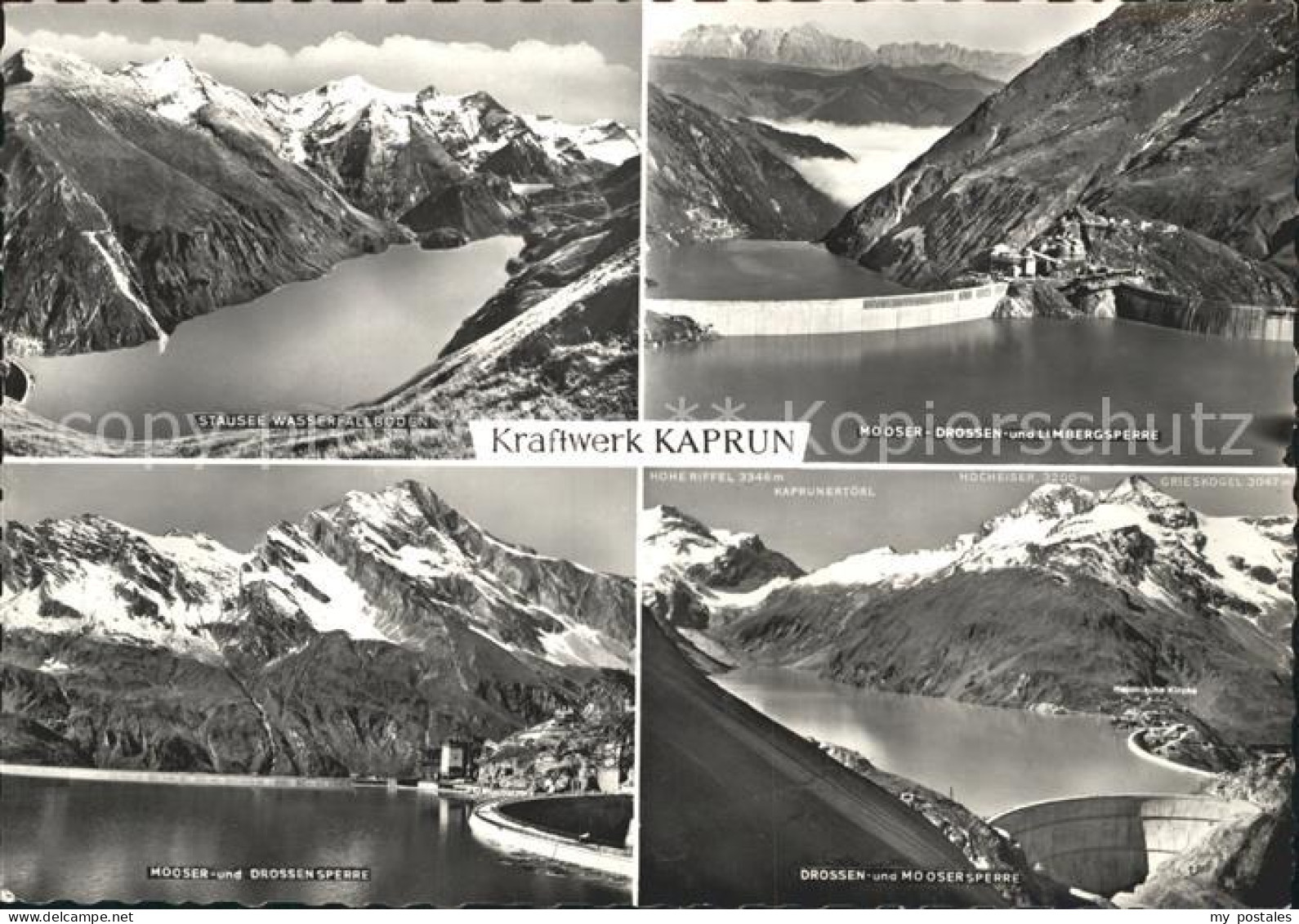 72186756 Kaprun Kraftwerk Drossen- Und Moosersperre Kaprun - Sonstige & Ohne Zuordnung