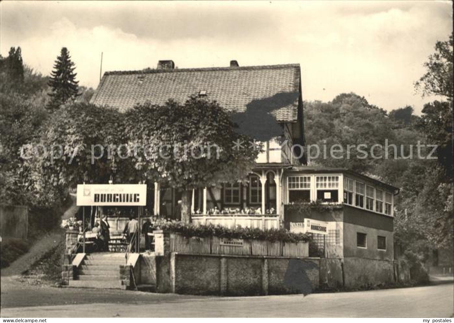 72186700 Treseburg Harz HOG Restaurant Cafe Burgstieg Treseburg Harz - Sonstige & Ohne Zuordnung