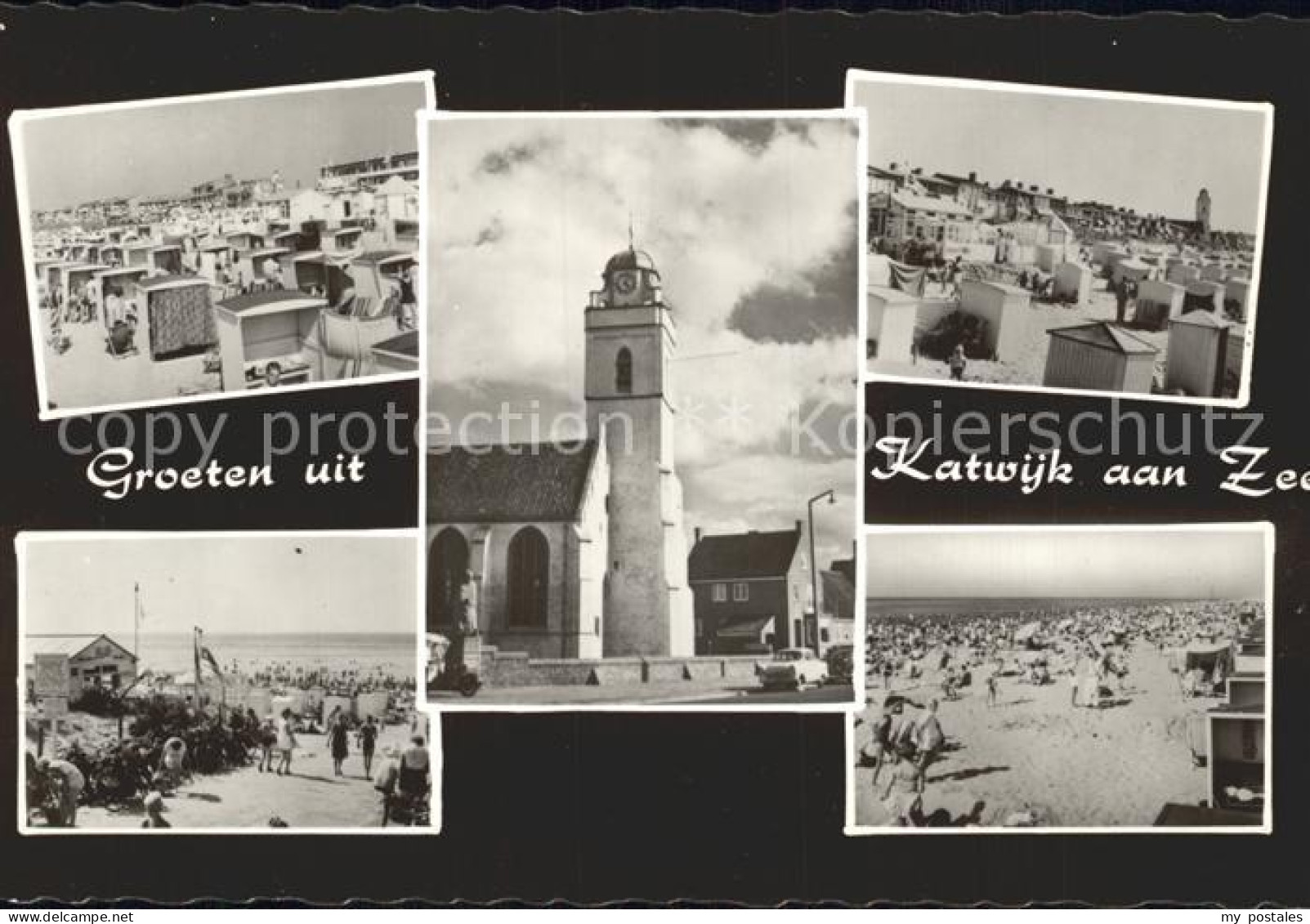 72185177 Katwijk Aan Zee Strand Und Kirche Katwijk Aan Zee - Sonstige & Ohne Zuordnung