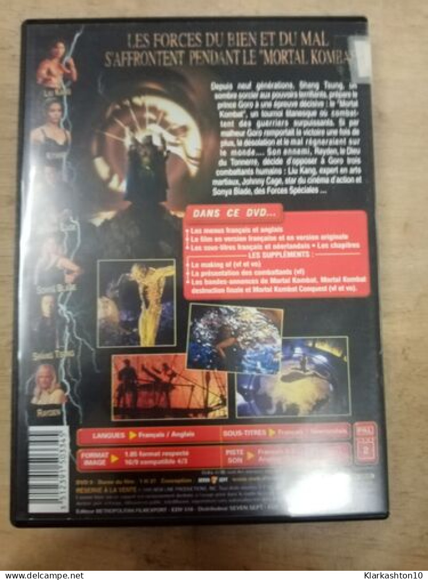 DVD - Mortal Kombat (Paul Anderson) - Sonstige & Ohne Zuordnung