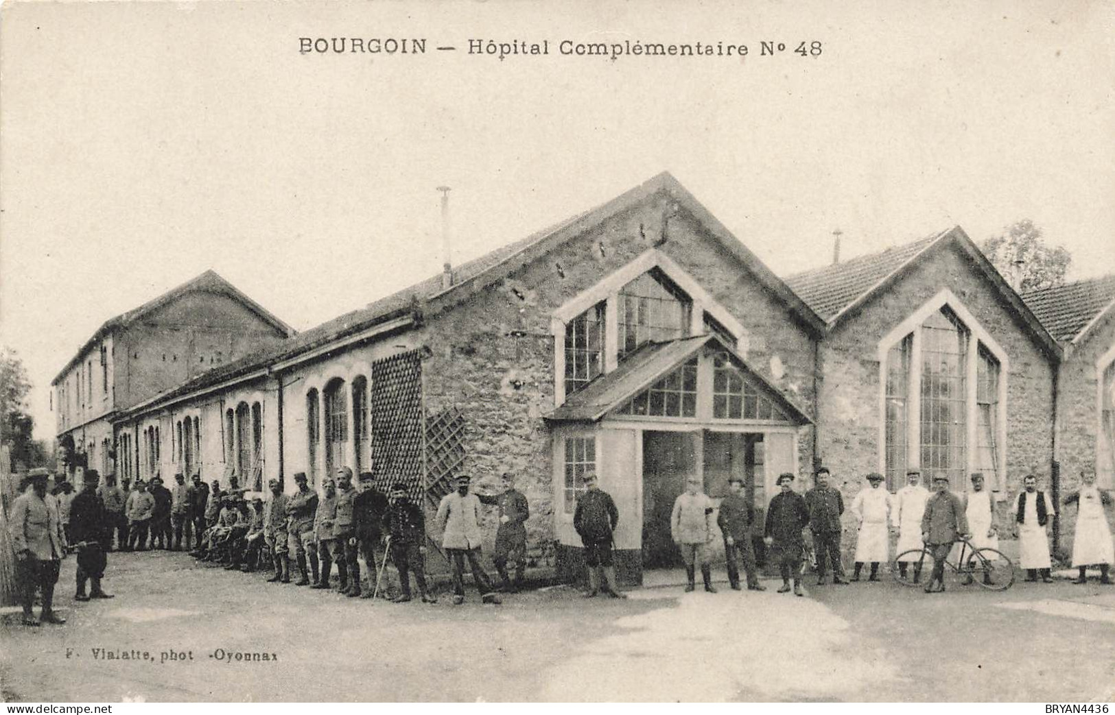 38 - BOURGOIN - HÔPITAL COMPLEMENTAIRE GUERRE N° 48 - - Bourgoin