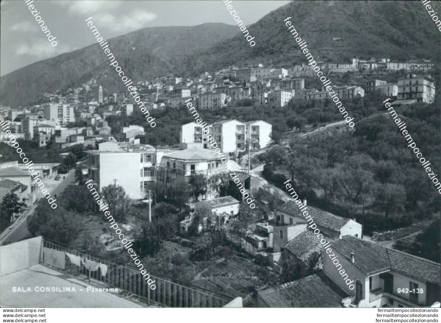 Bu373 Cartolina Sala Consilina Panorama Provincia Di Salerno Campania - Salerno