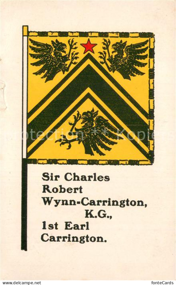 73771405 Carrington UK Cheshire Chester Flag Sir Charles Robert Wynn Carrington  - Other & Unclassified