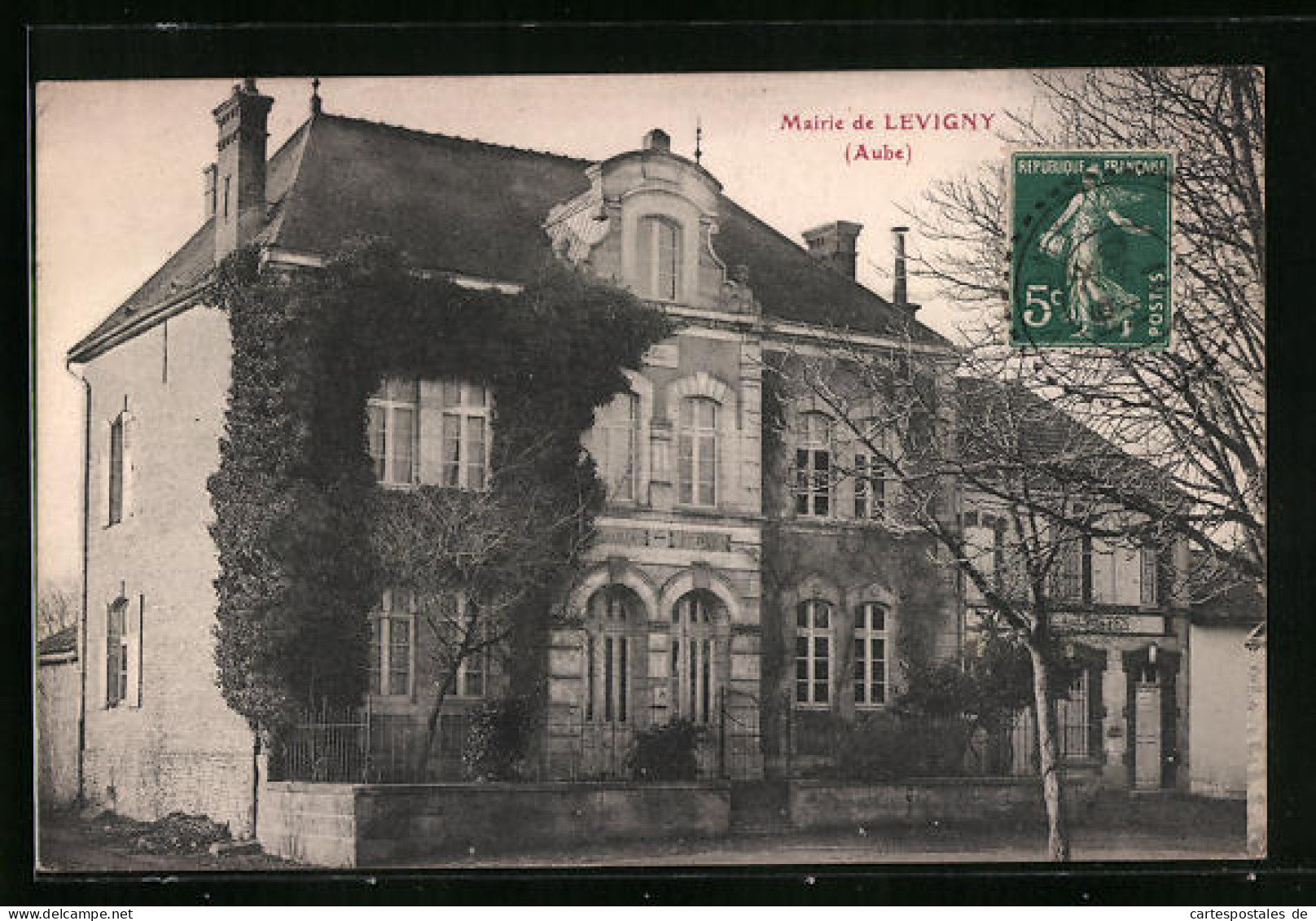 CPA Levigny, La Mairie  - Other & Unclassified