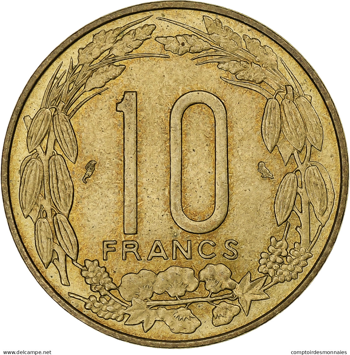Cameroun, 10 Francs, 1969, Monnaie De Paris, Aluminum-Nickel-Bronze, SUP, KM:11 - Cameroun