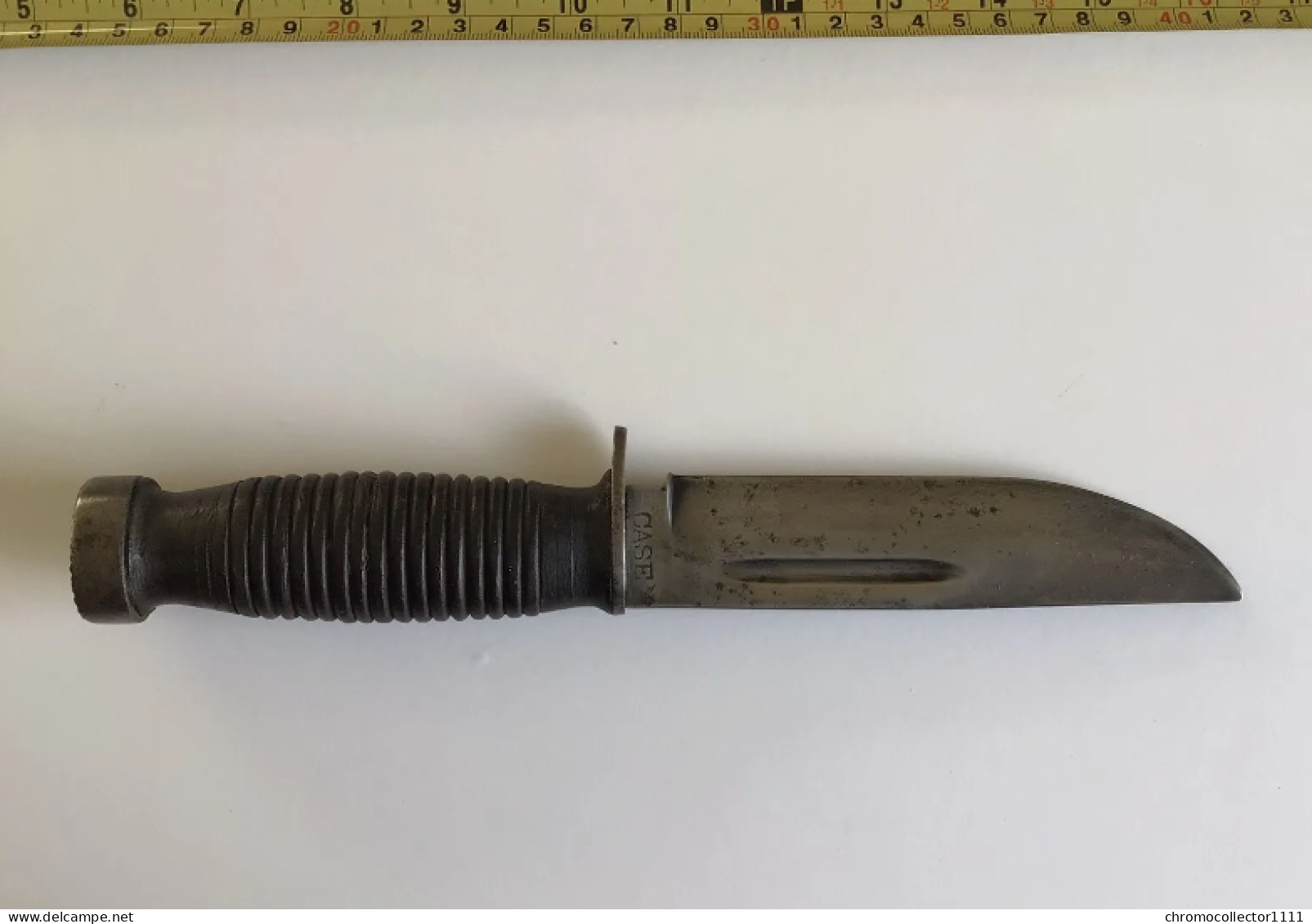 Vintage et Rare Case 337 6" Q WW2 Couteau de Combat Bon État