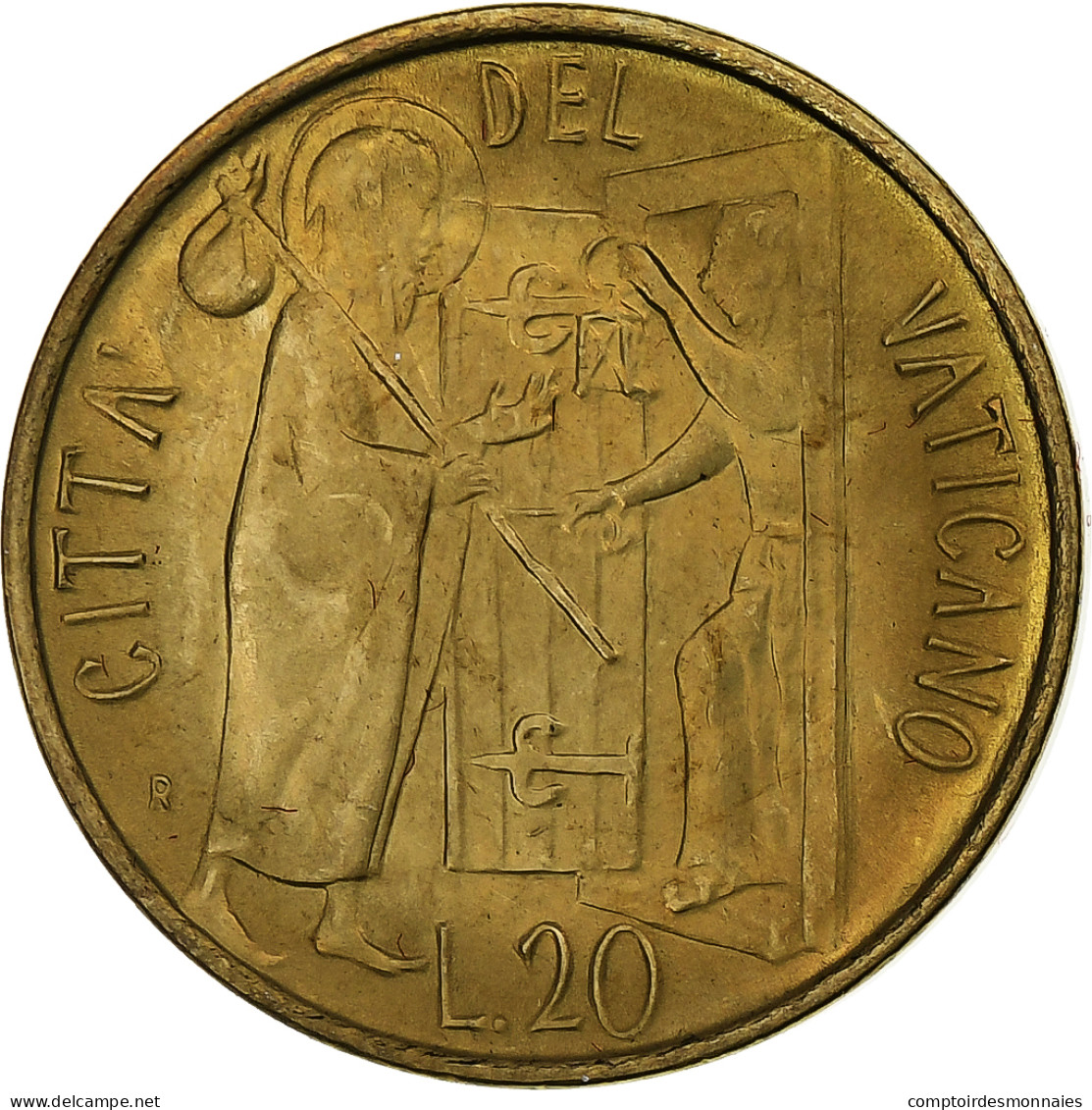 Vatican, John Paul II, 20 Lire, 1981 (Anno III), Rome, Bronze-Aluminium, SPL+ - Vatican