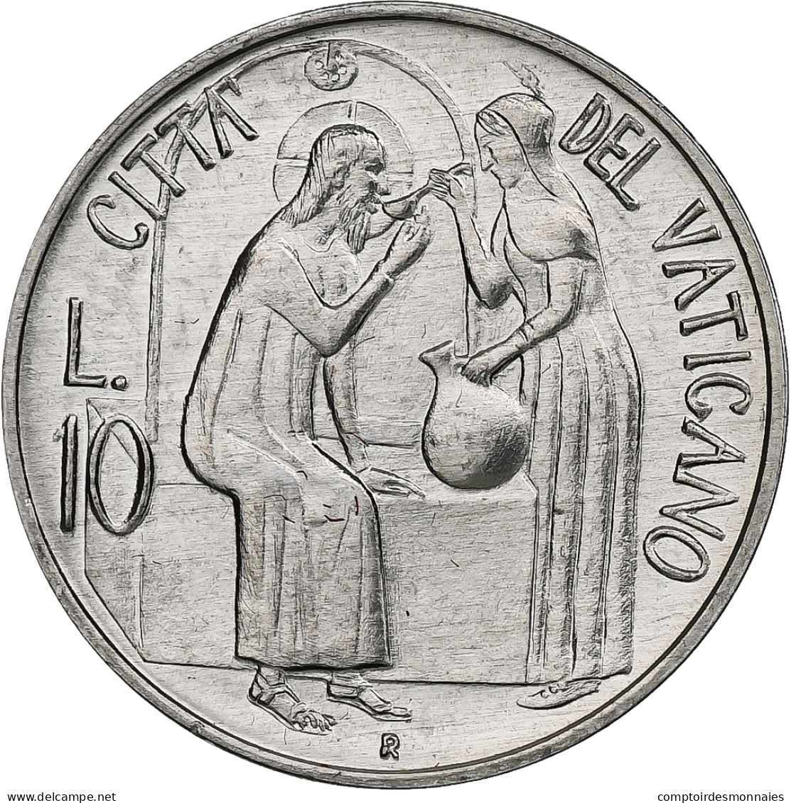 Vatican, John Paul II, 10 Lire, 1981 (Anno III), Rome, Aluminium, SPL+, KM:155 - Vatican