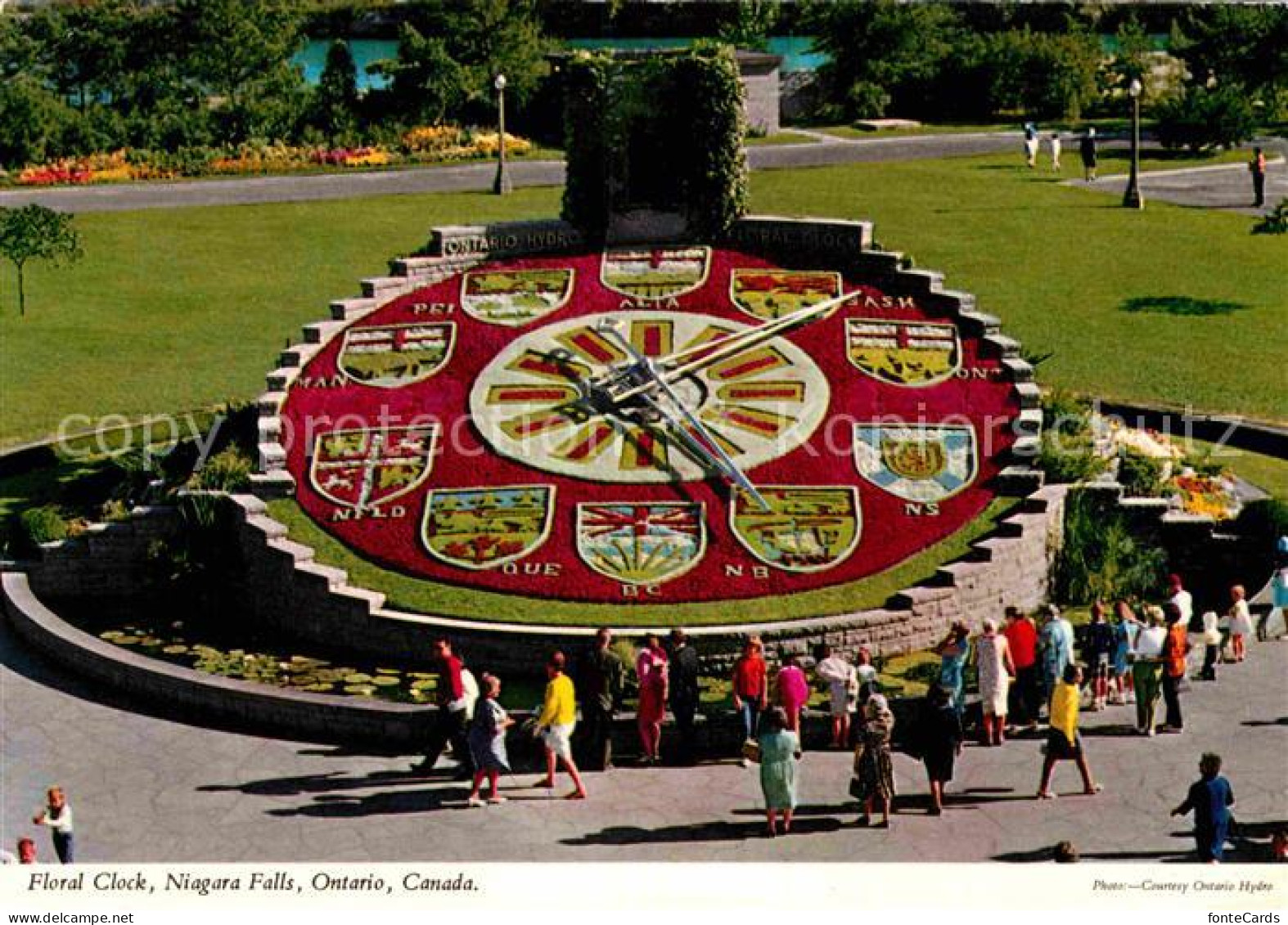 72740814 Ontario Canada Floral Clock Niagara Falls Kanada - Zonder Classificatie