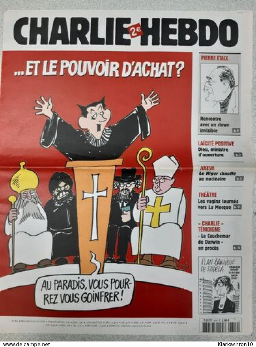 Revue Charlie Hebdo N° 814 - Zonder Classificatie