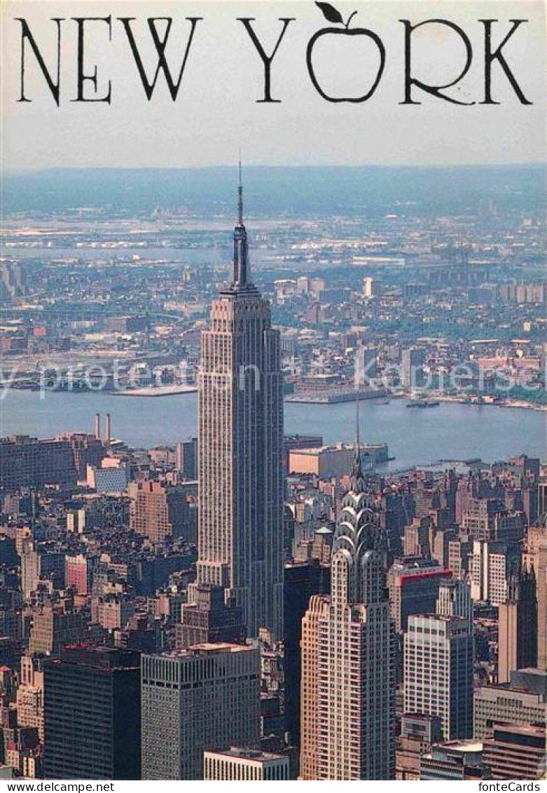 72736983 New_York_City Empire State And Chrysler Buildings Aerial View - Otros & Sin Clasificación