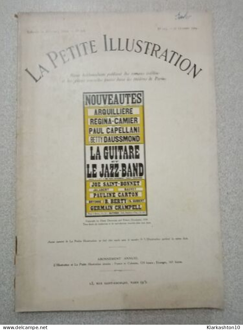 La Petite Illustration N.215 - Octobre 1924 - Non Classés